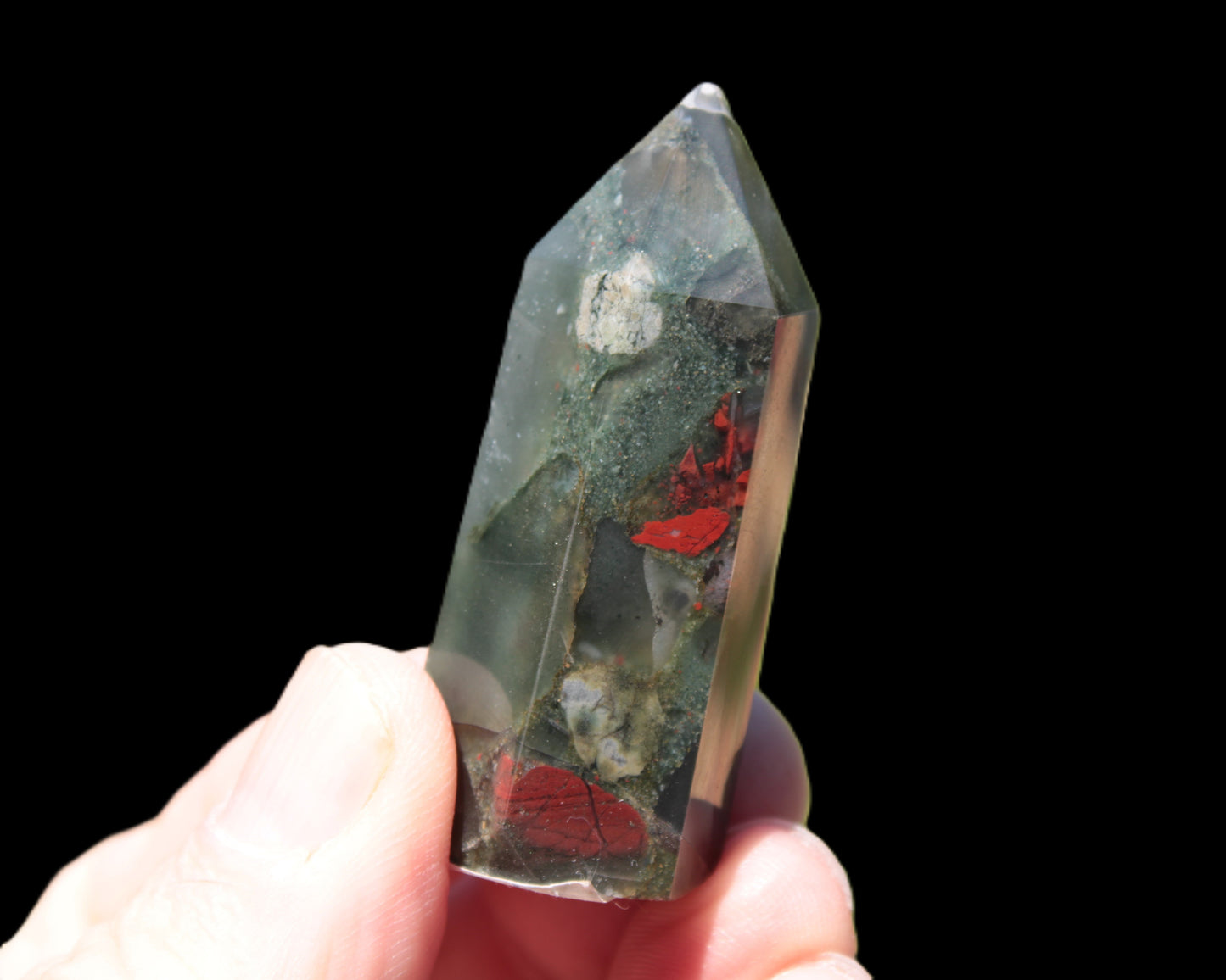 African Bloodstone wand 39g Rocks and Things