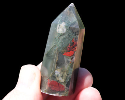 African Bloodstone wand 39g Rocks and Things