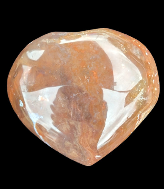 Ocean Jasper heart 250g in sunshine - Rocks and Things Store