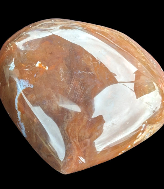Ocean Jasper heart 250g in sunshine - Rocks and Things Store