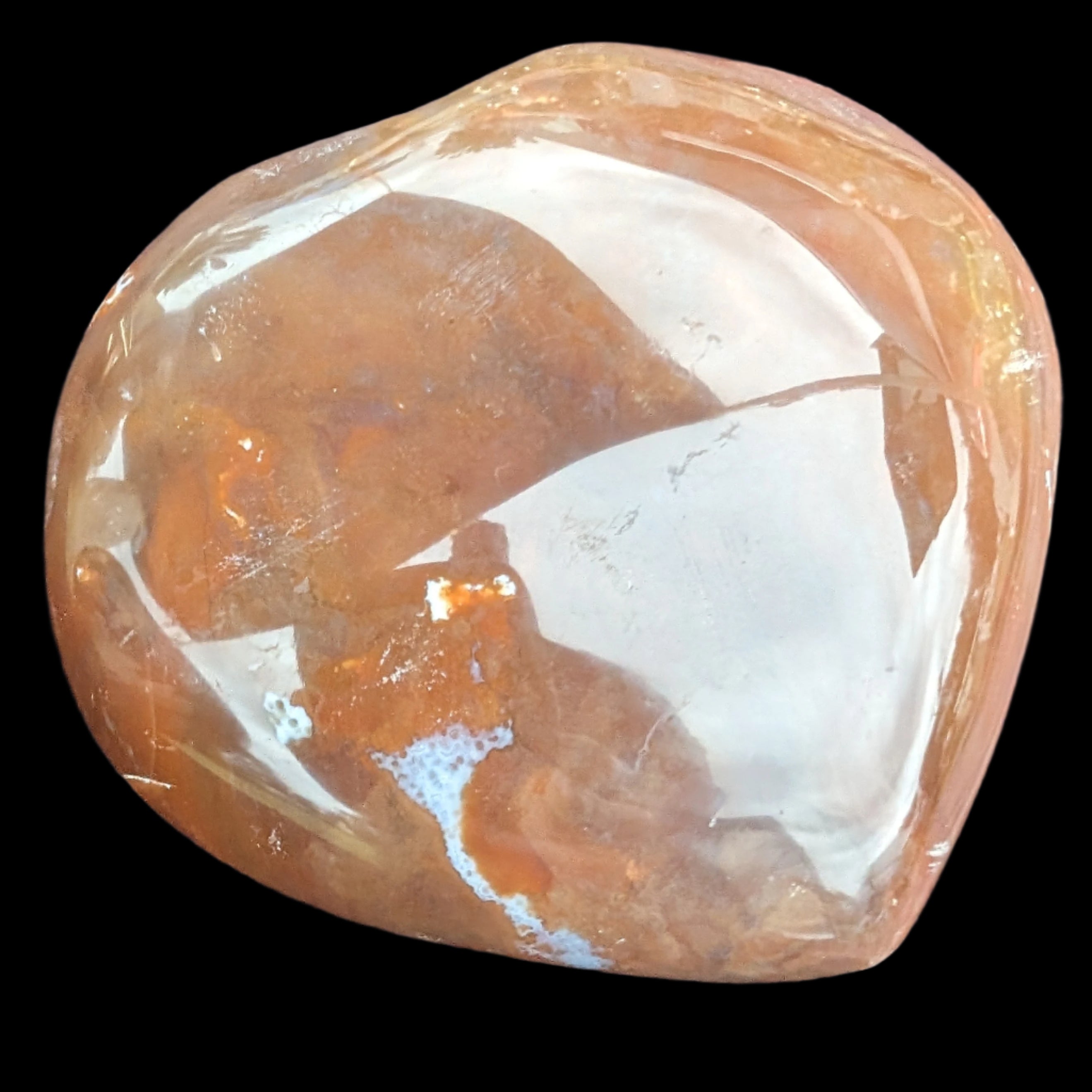 Ocean Jasper heart 250g in sunshine - Rocks and Things Store