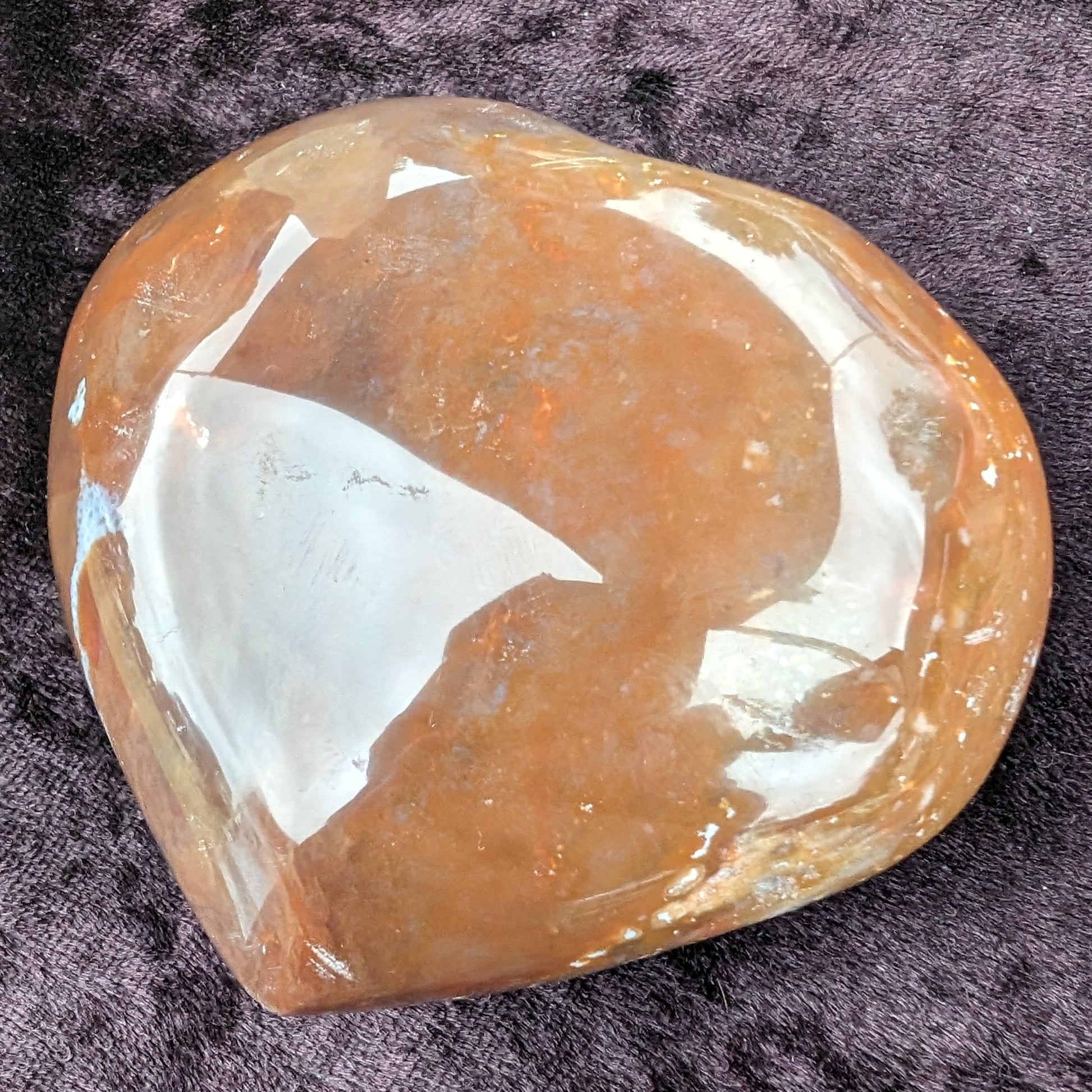 Ocean Jasper heart 250g Rocks and Things