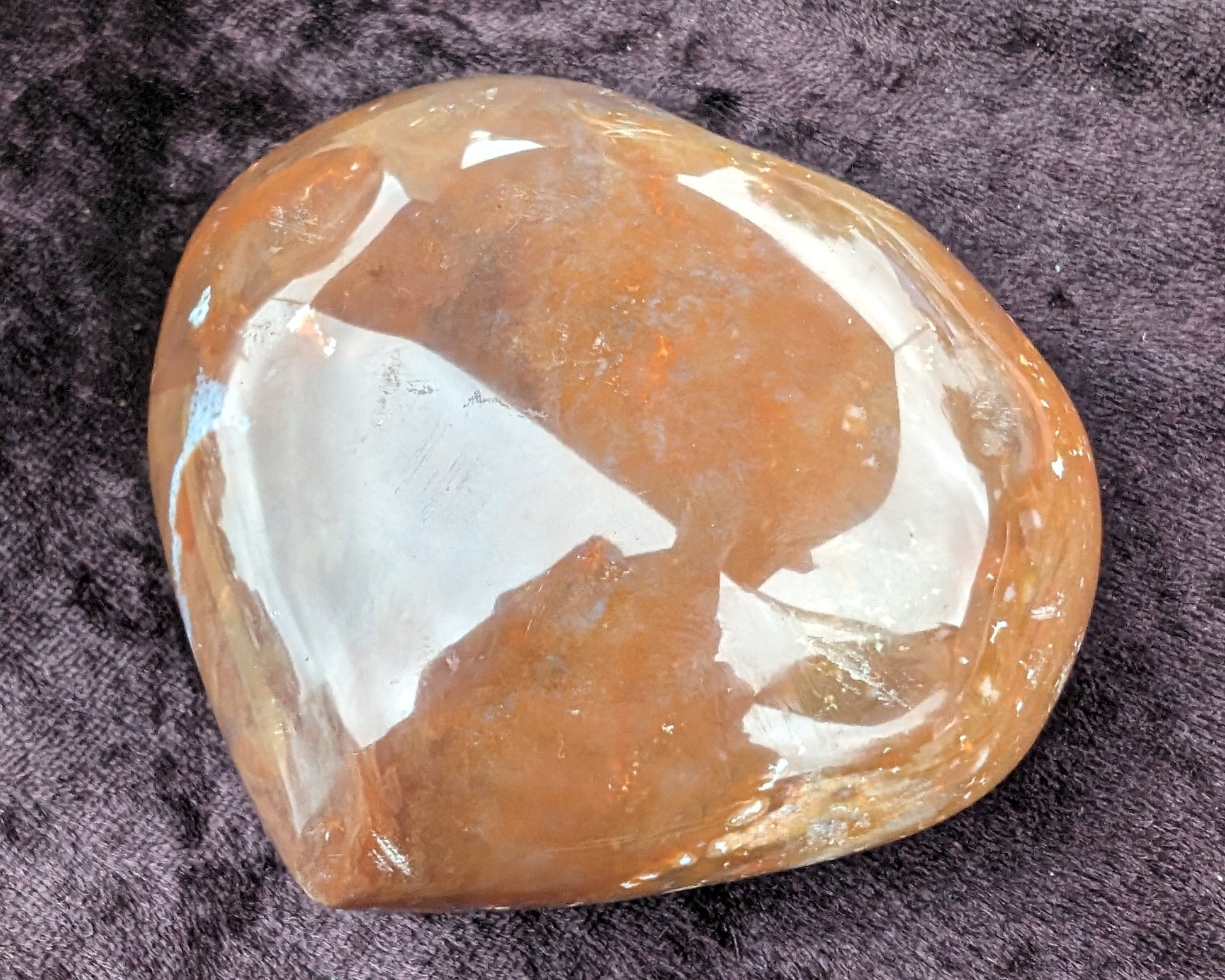 Ocean Jasper heart 250g Rocks and Things