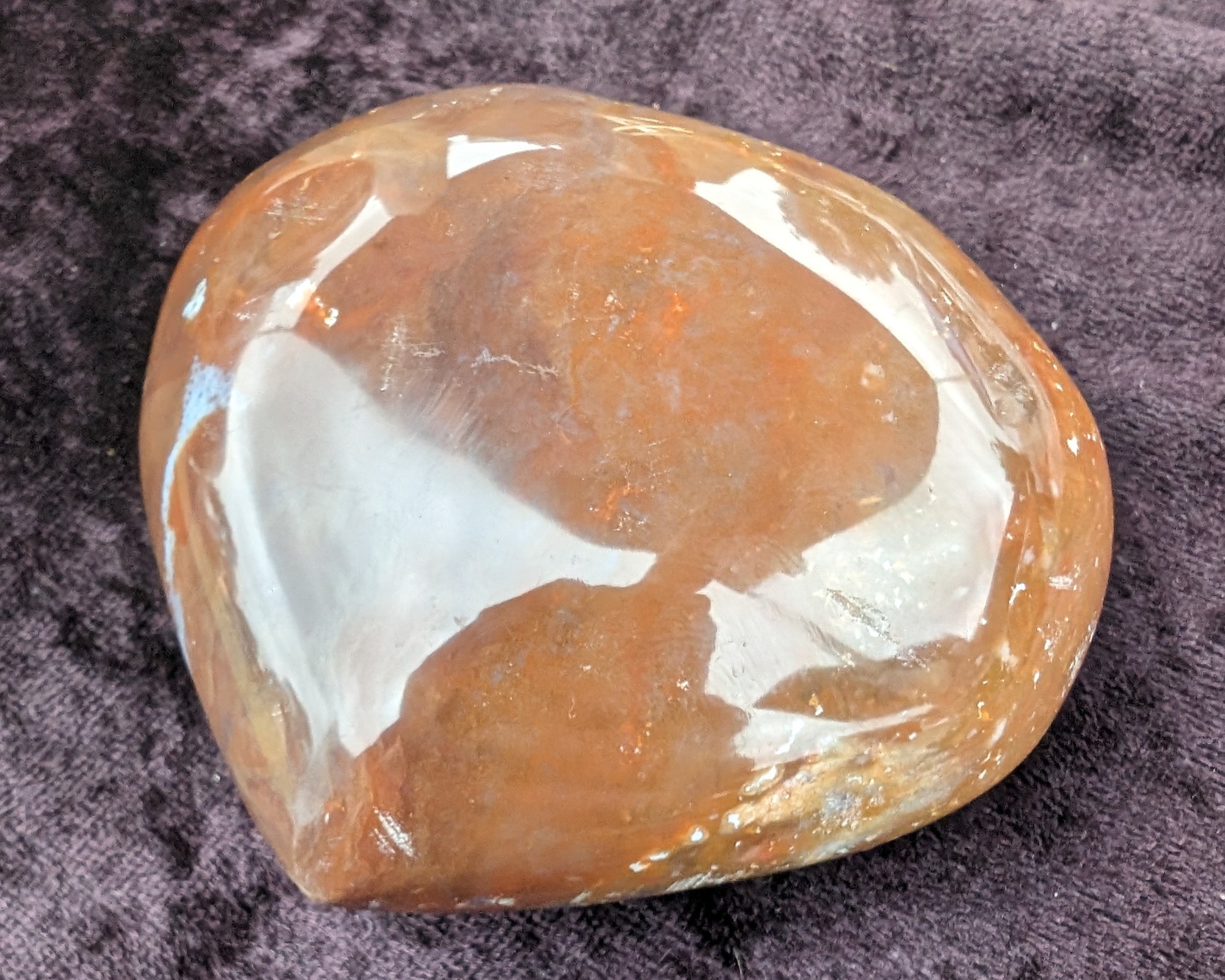 Ocean Jasper heart 250g Rocks and Things