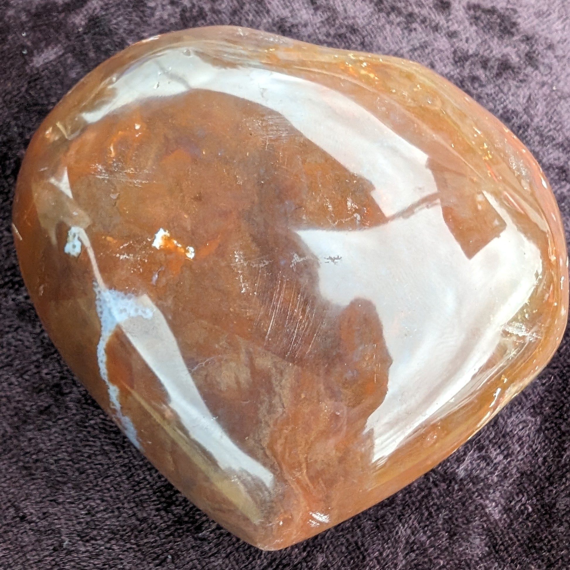 Ocean Jasper heart 250g Rocks and Things