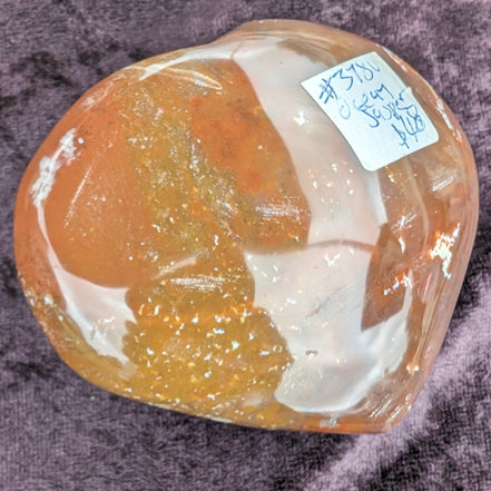 Ocean Jasper heart 250g Rocks and Things