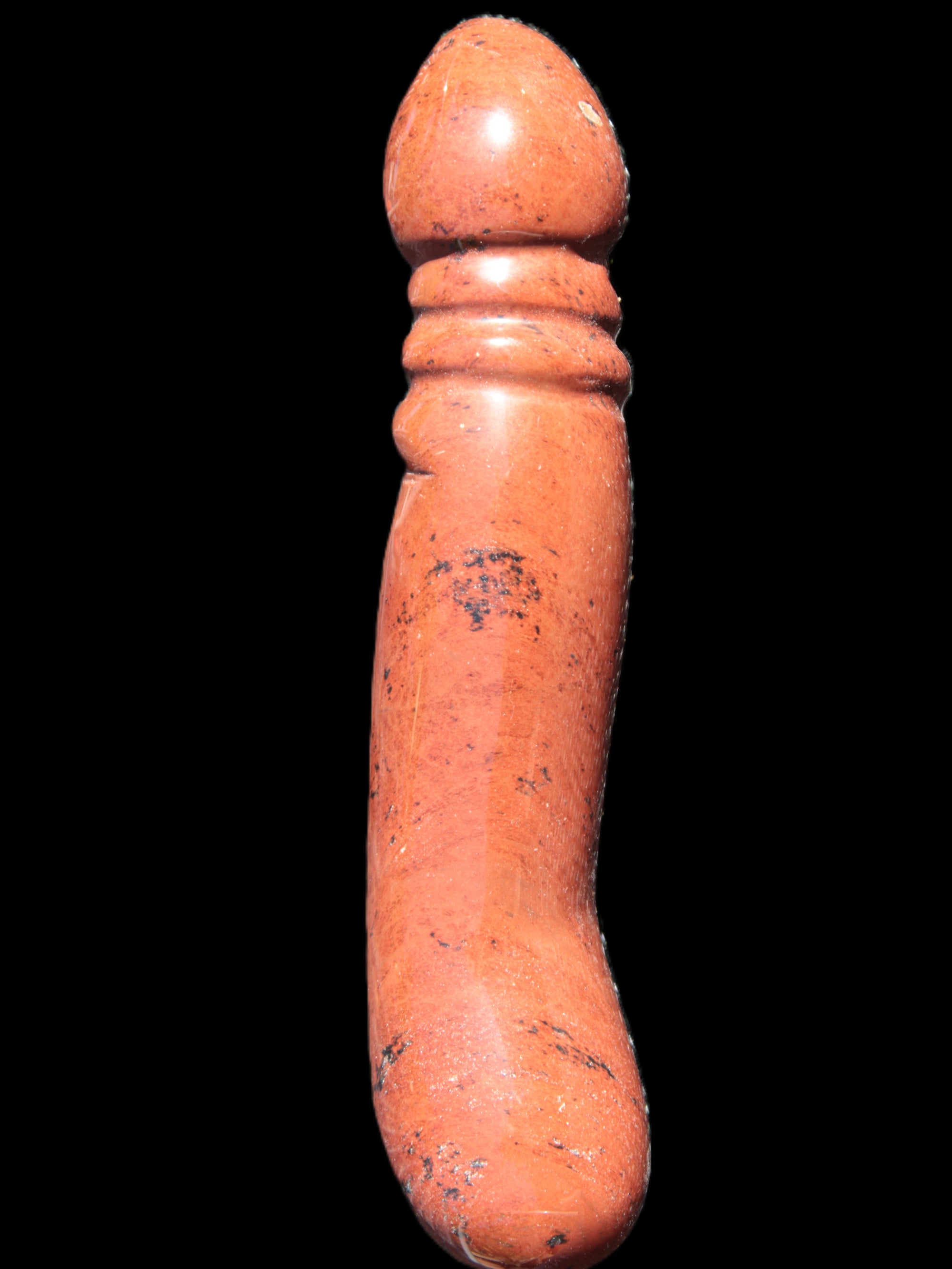 Red Mahogany Obsidian hand-carved phallus 603g Rocks and Things