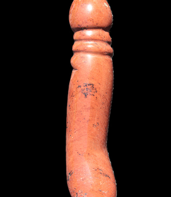 Red Mahogany Obsidian hand-carved phallus 603g Rocks and Things