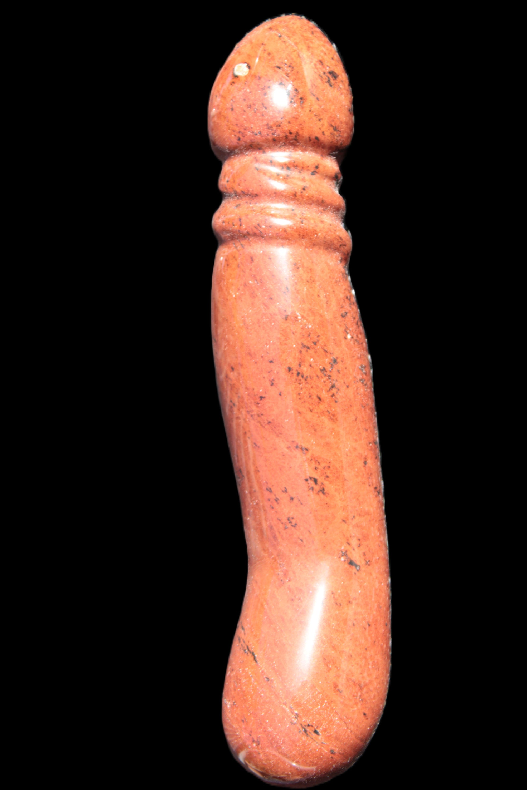 Red Mahogany Obsidian hand-carved phallus 603g Rocks and Things