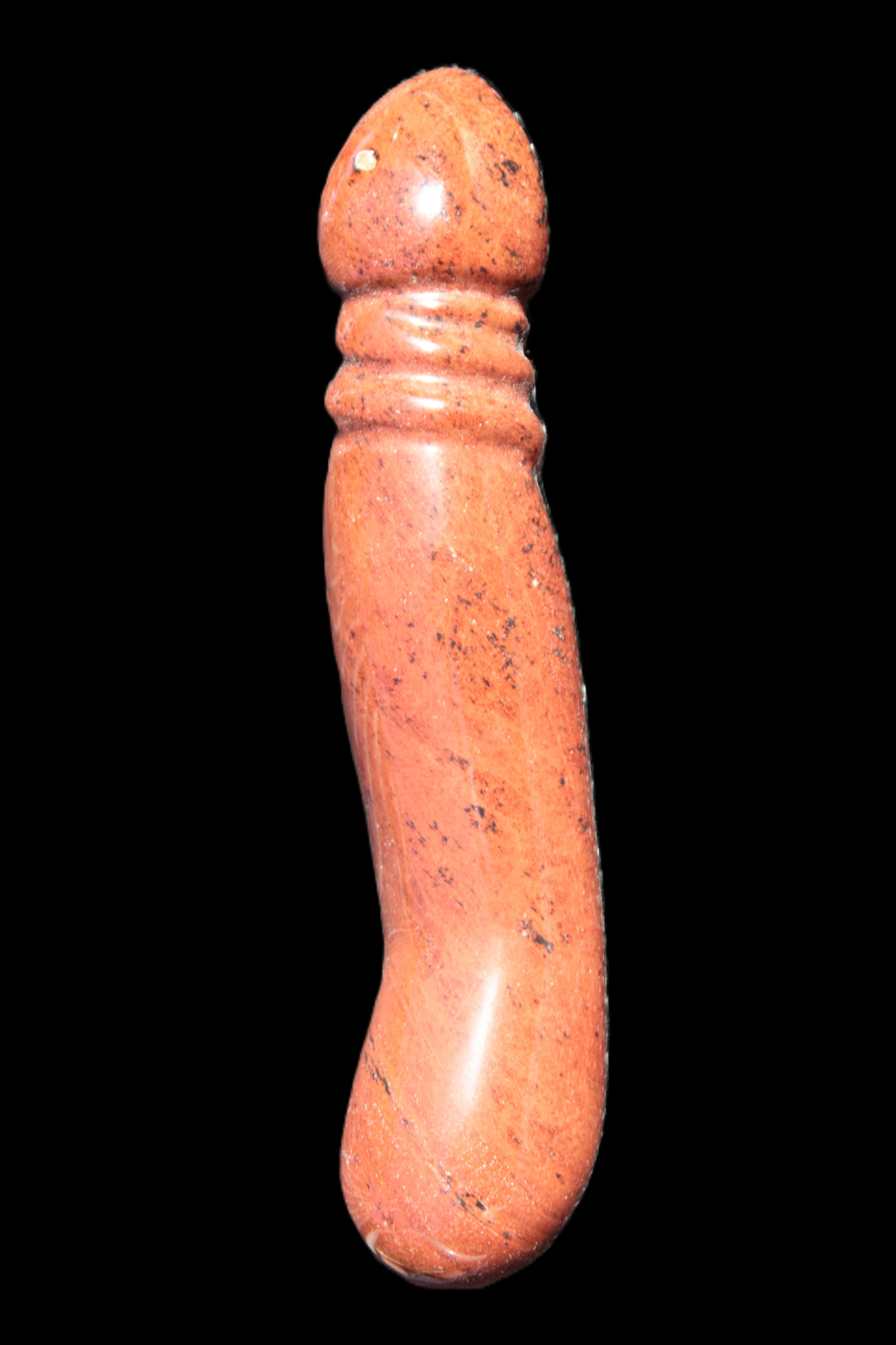 Red Mahogany Obsidian hand-carved phallus 603g Rocks and Things