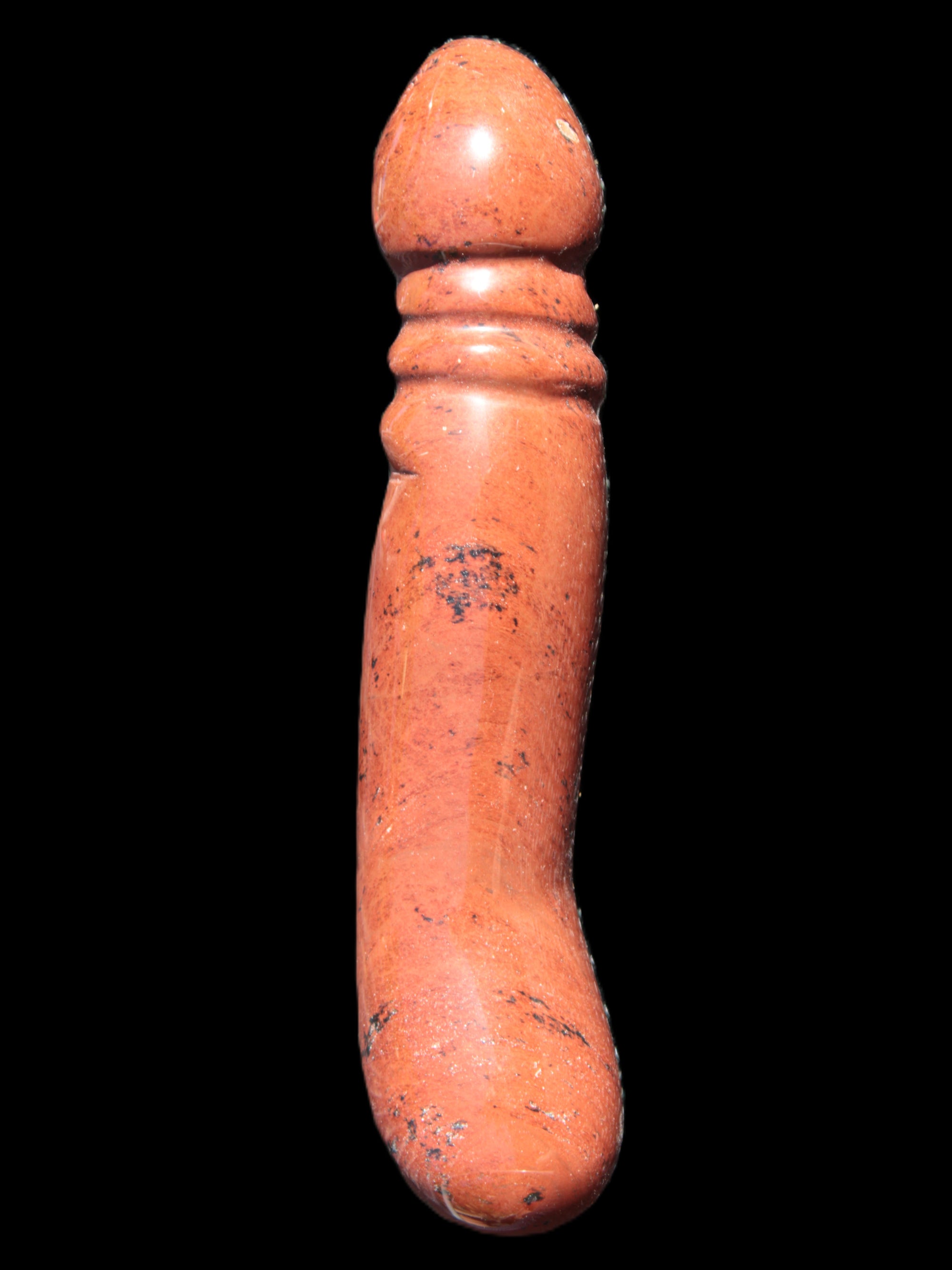 Red Mahogany Obsidian hand-carved phallus 603g Rocks and Things