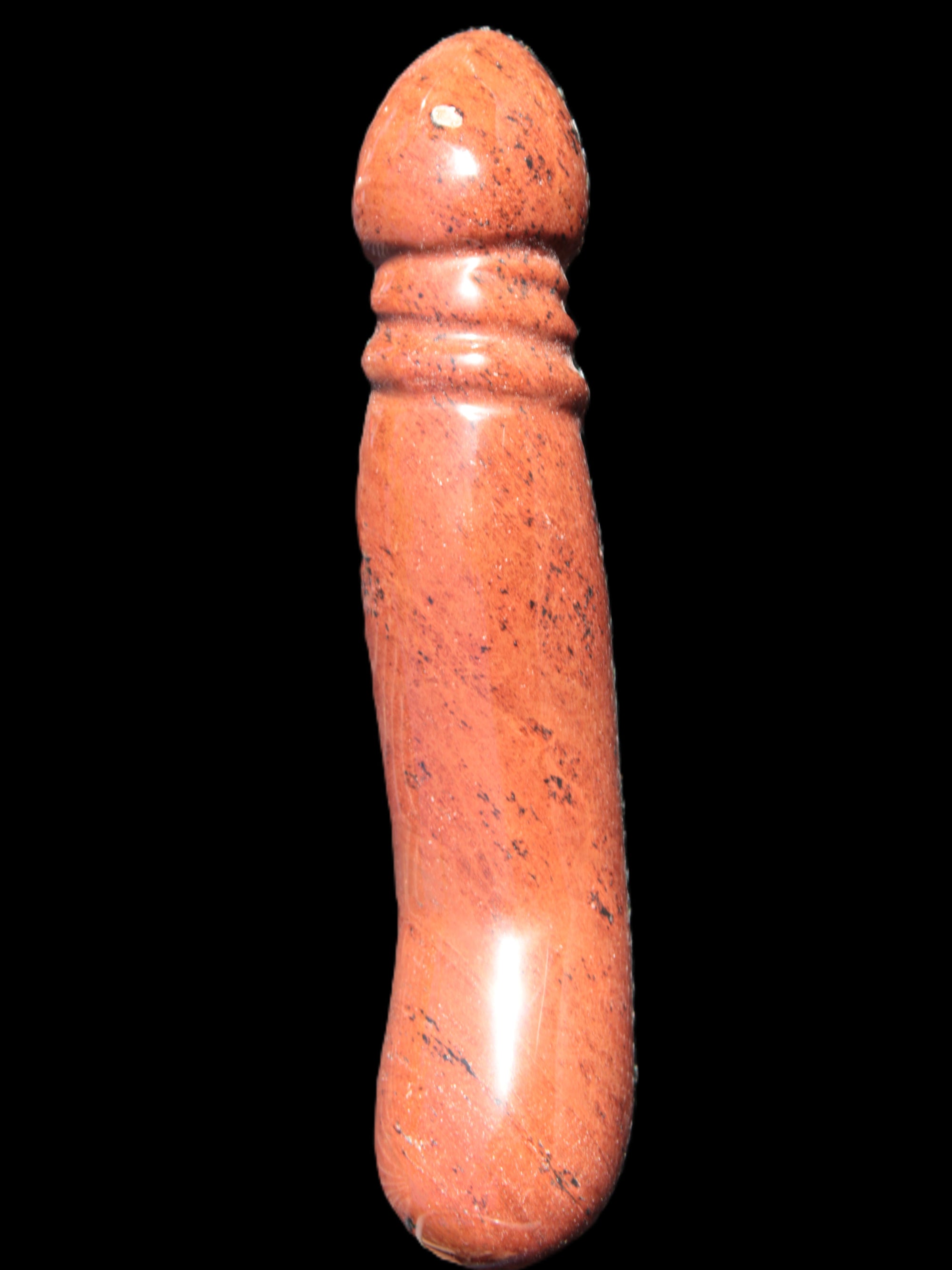 Red Mahogany Obsidian hand-carved phallus 603g Rocks and Things