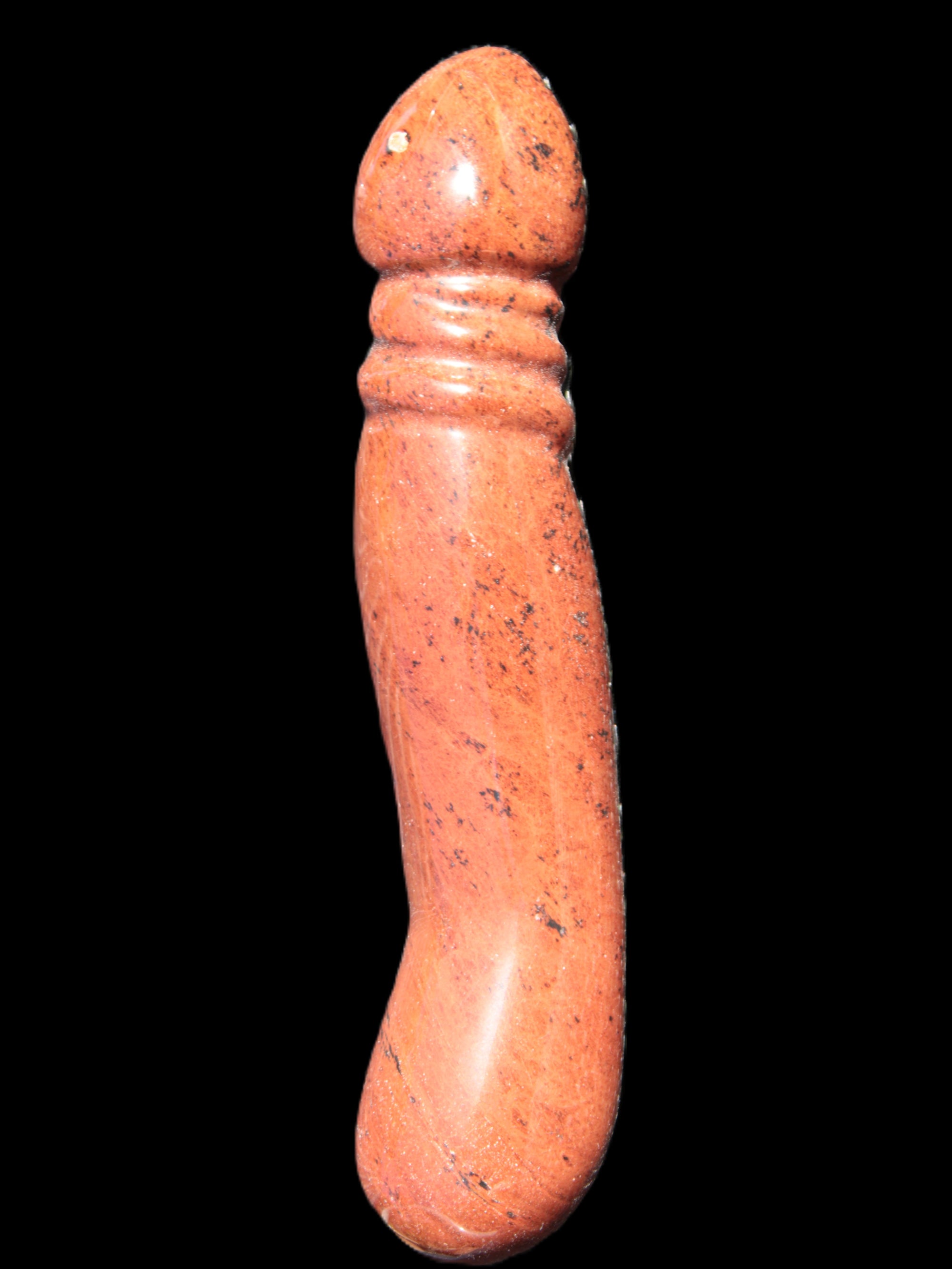 Red Mahogany Obsidian hand-carved phallus 603g Rocks and Things
