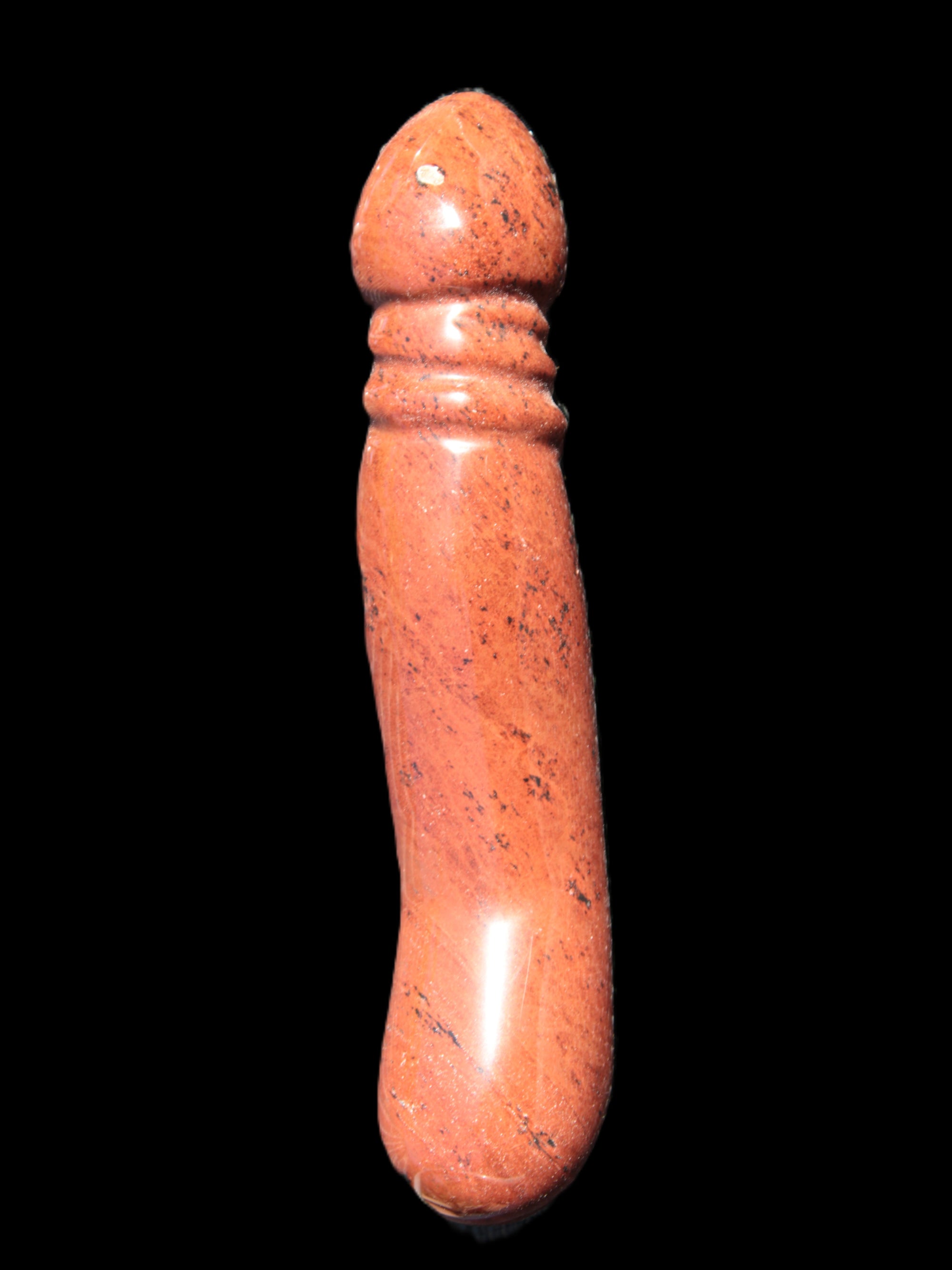 Red Mahogany Obsidian hand-carved phallus 603g Rocks and Things