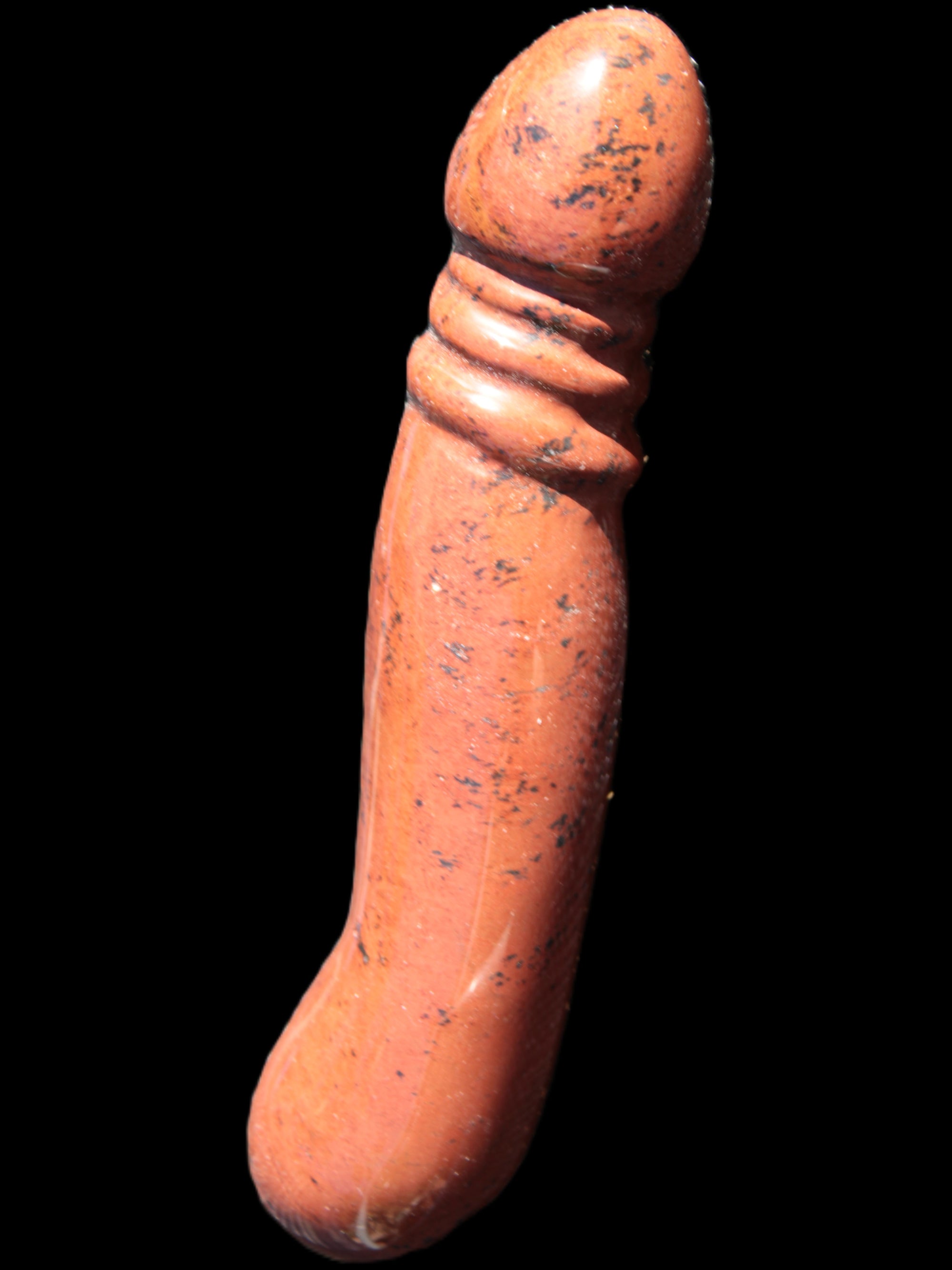 Red Mahogany Obsidian hand-carved phallus 603g Rocks and Things