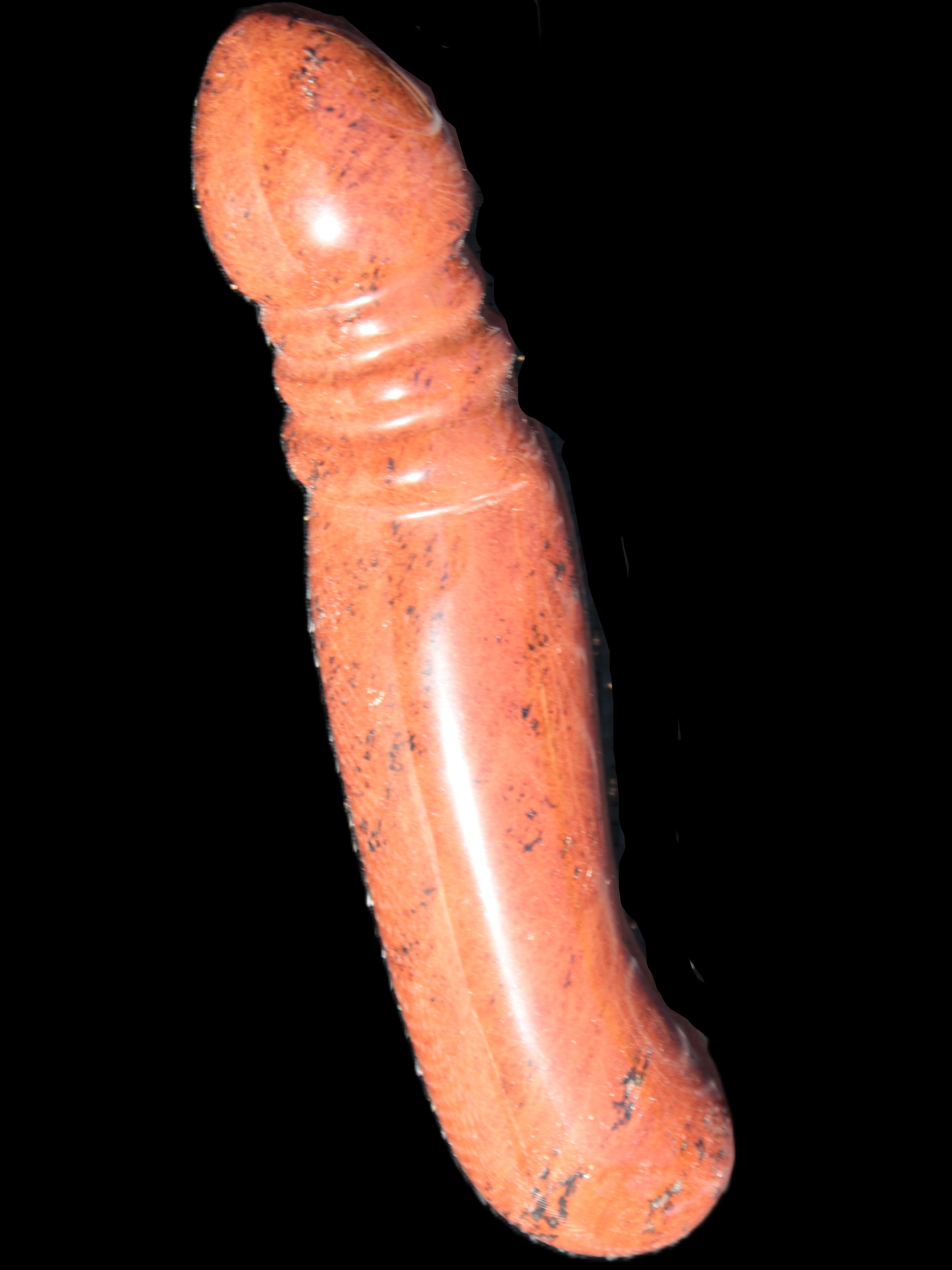Red Mahogany Obsidian hand-carved phallus 603g Rocks and Things