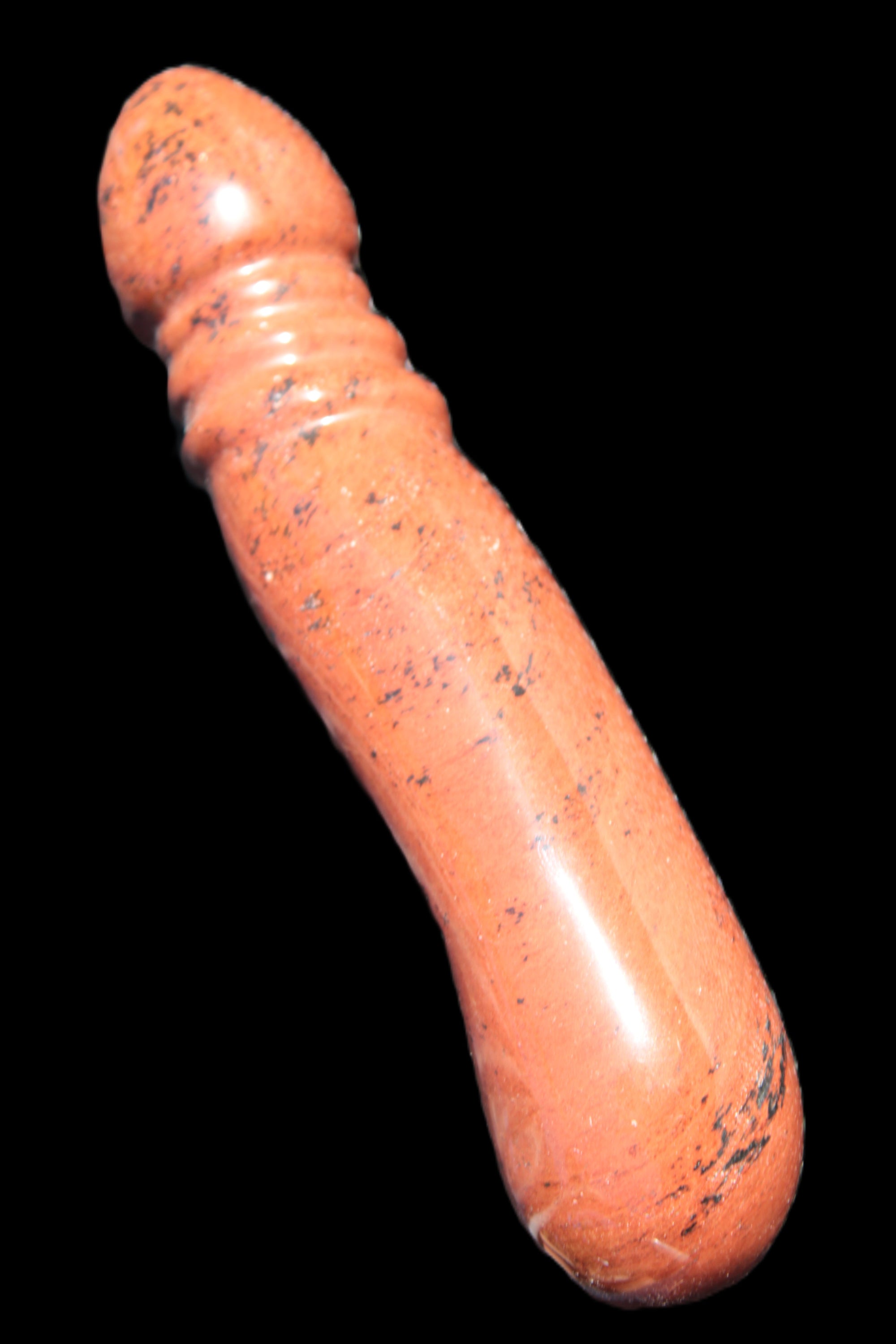Red Mahogany Obsidian hand-carved phallus 603g Rocks and Things