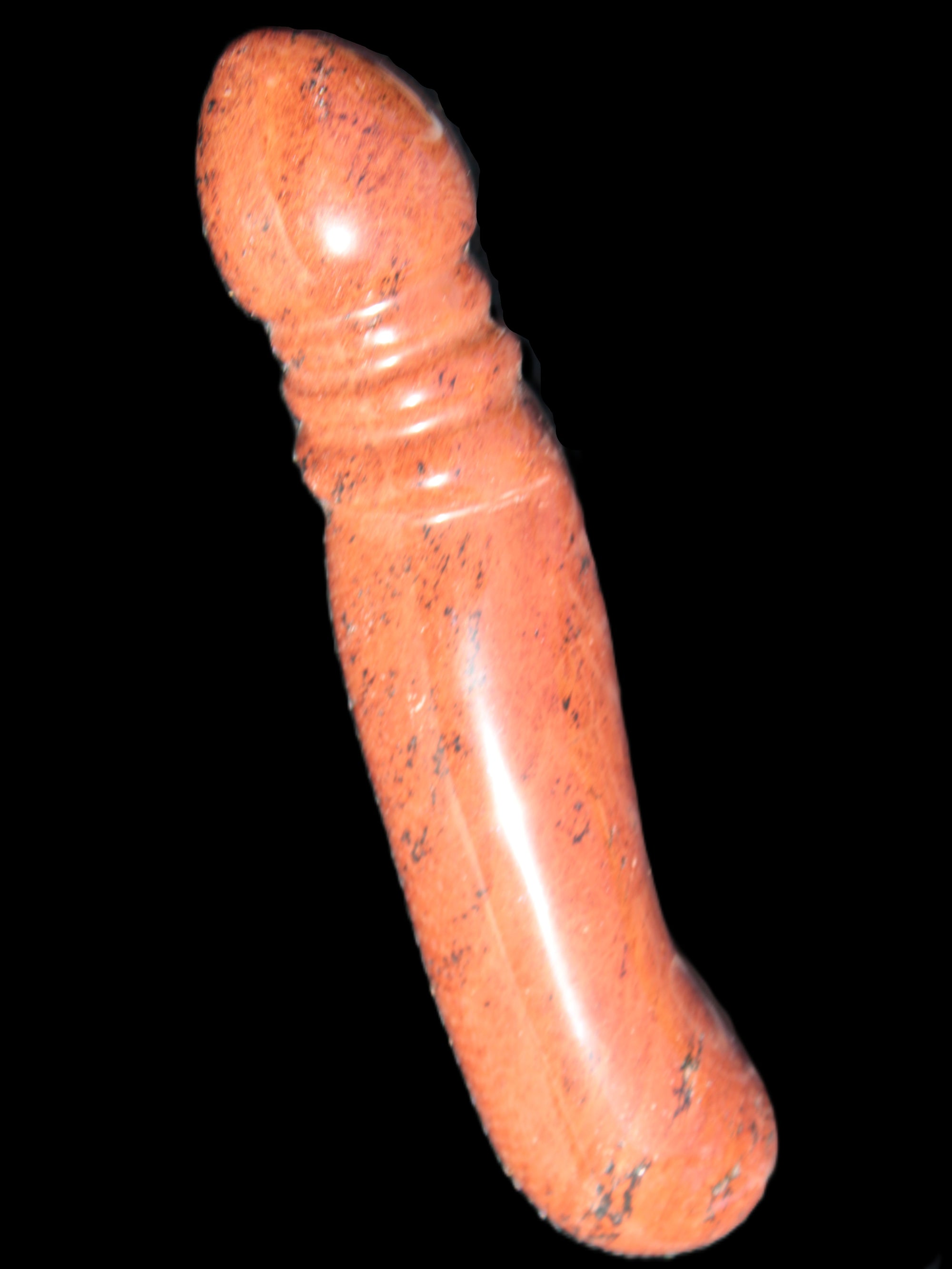 Red Mahogany Obsidian hand-carved phallus 603g Rocks and Things