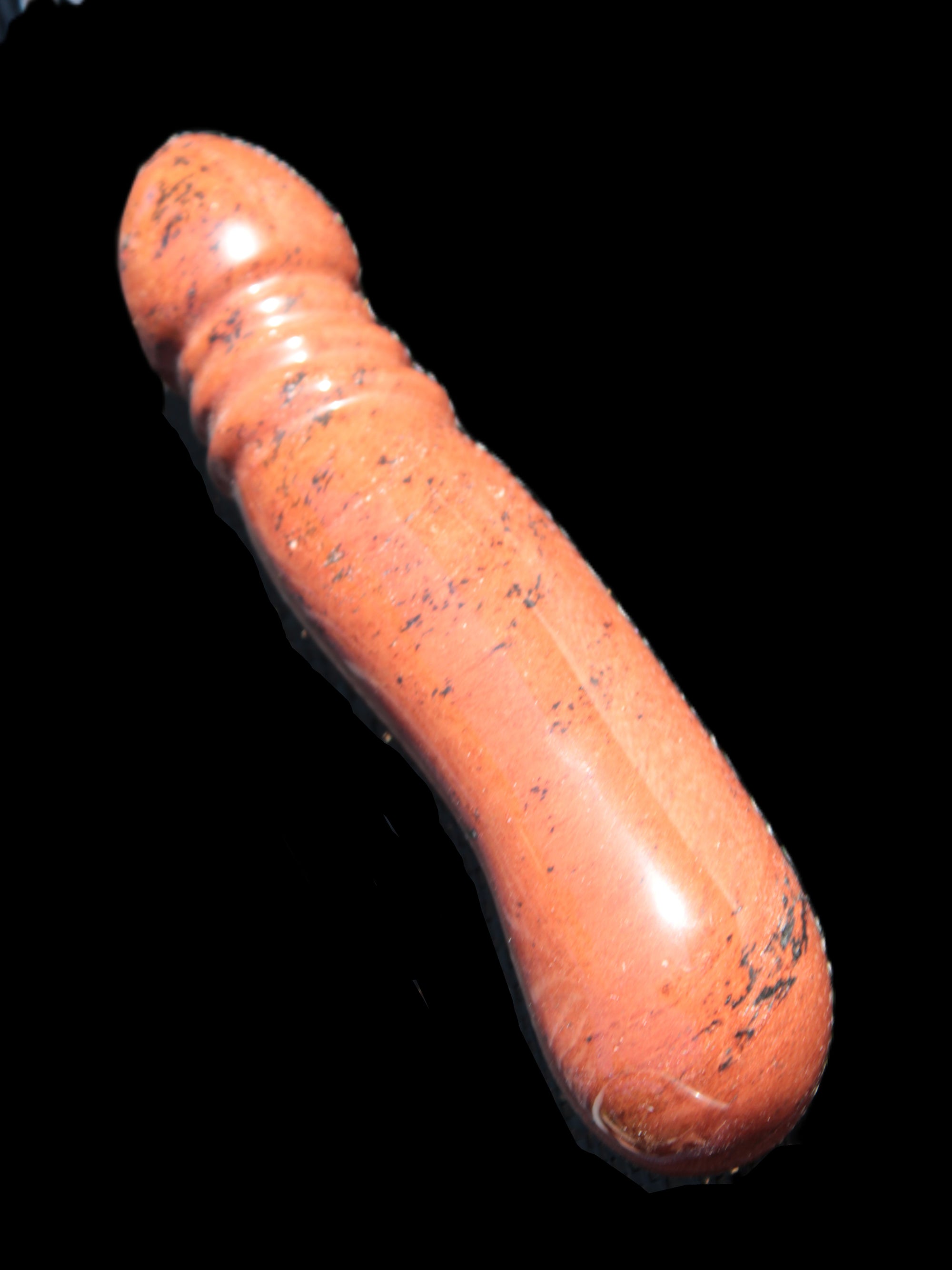 Red Mahogany Obsidian hand-carved phallus 603g Rocks and Things