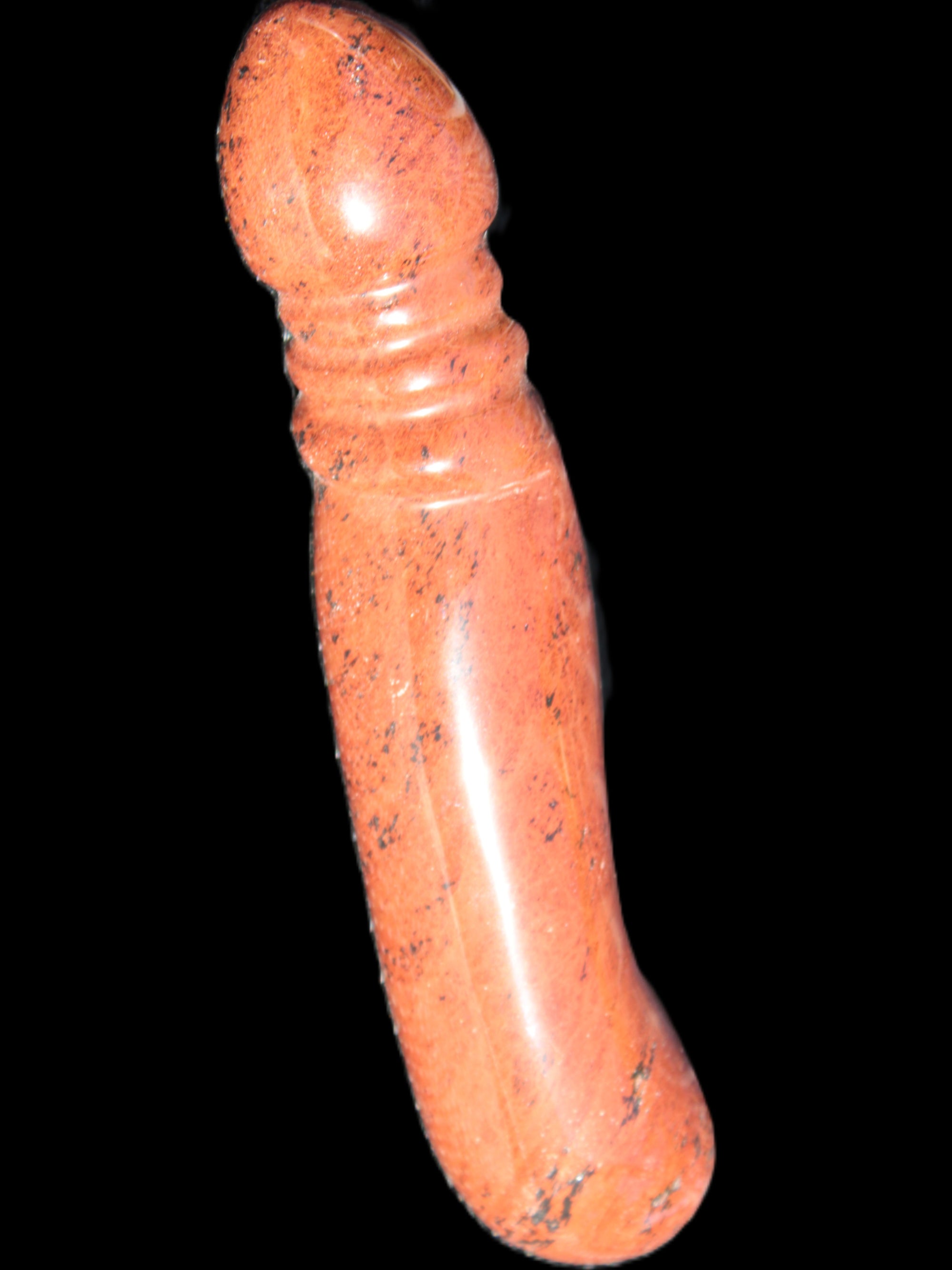Red Mahogany Obsidian hand-carved phallus 603g Rocks and Things