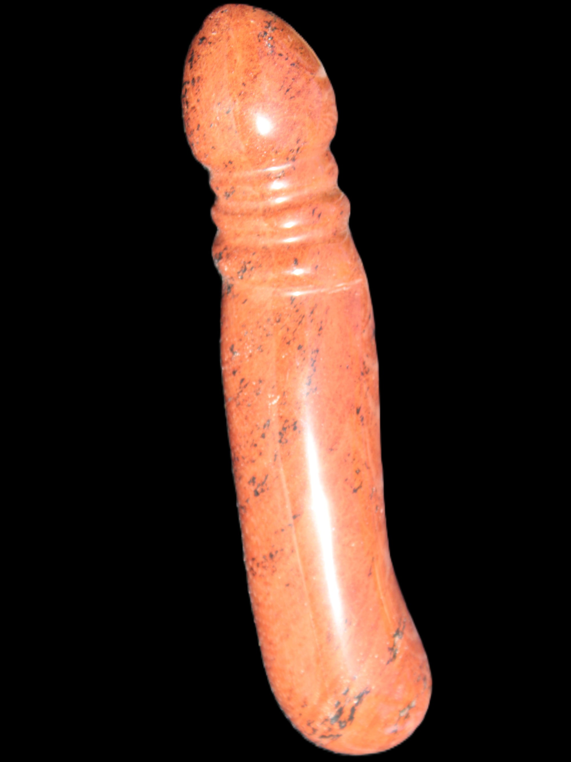 Red Mahogany Obsidian hand-carved phallus 603g Rocks and Things