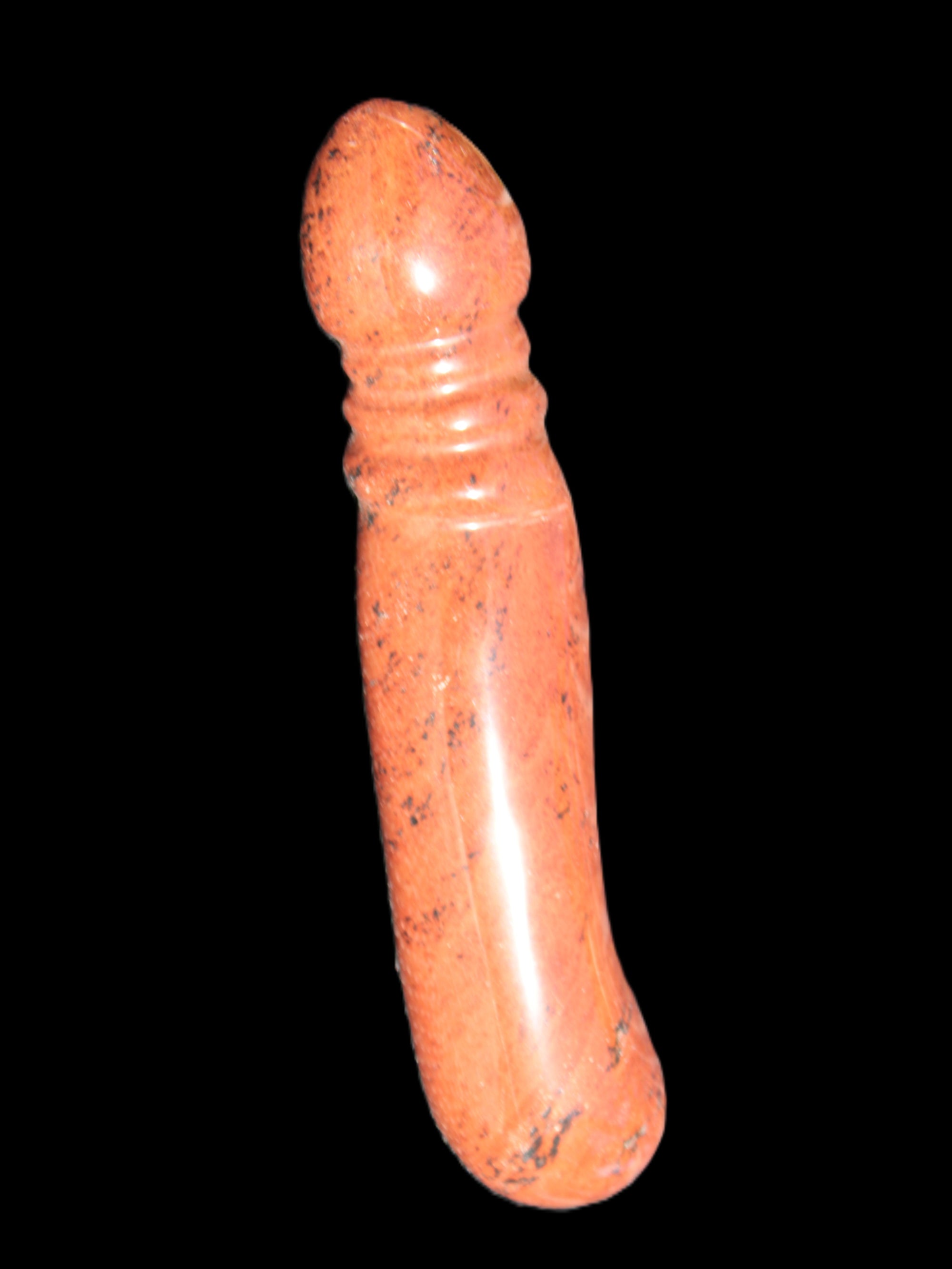 Red Mahogany Obsidian hand-carved phallus 603g Rocks and Things