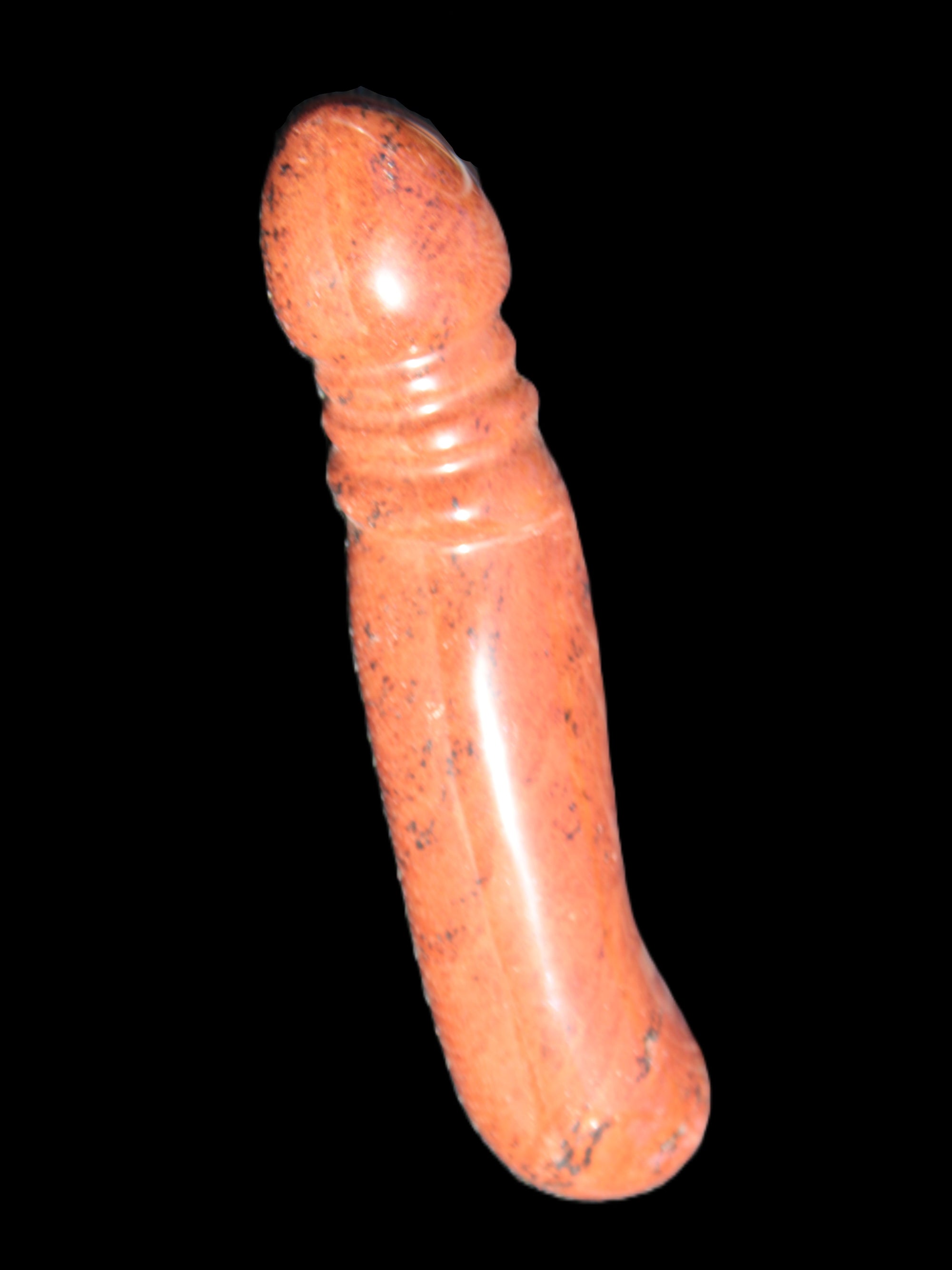 Red Mahogany Obsidian hand-carved phallus 603g Rocks and Things