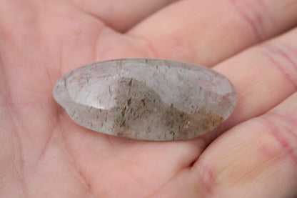 Green Tourmaline in Quartz small polished crystal 9g Rocks and Things