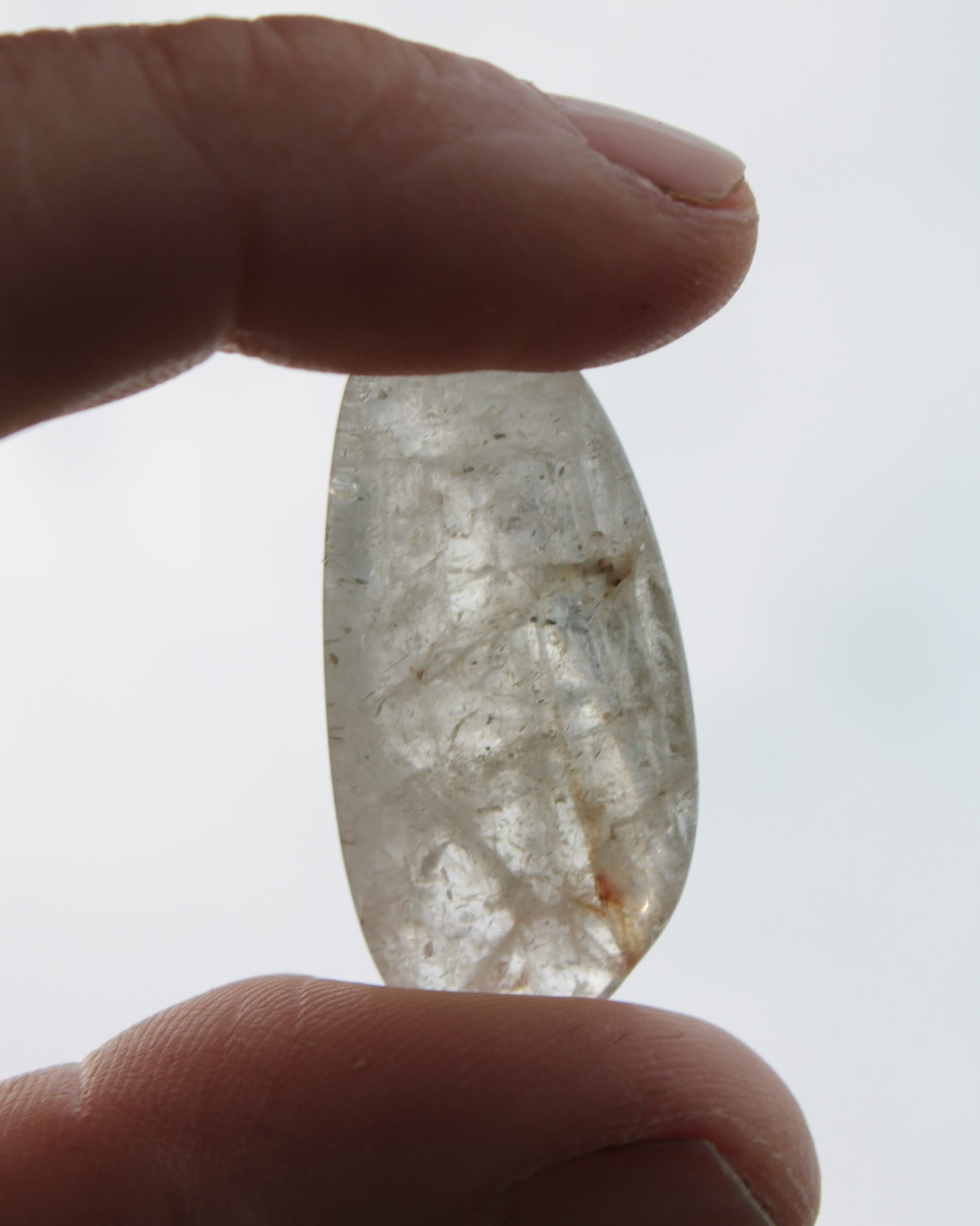 Green Tourmaline in Quartz small polished crystal 9g Rocks and Things