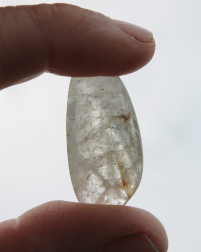 Green Tourmaline in Quartz small polished crystal 9g Rocks and Things