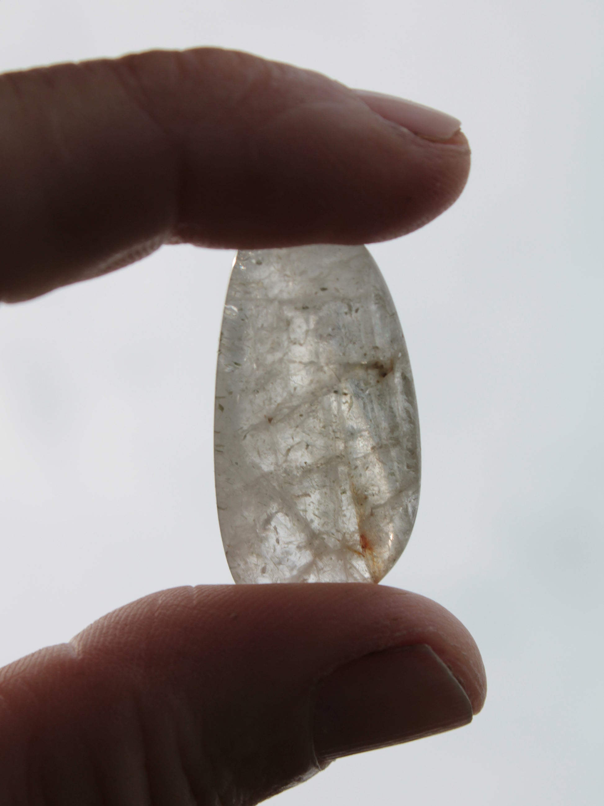 Green Tourmaline in Quartz small polished crystal 9g Rocks and Things