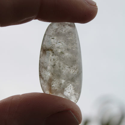 Green Tourmaline in Quartz small polished crystal 9g Rocks and Things