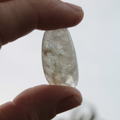 Green Tourmaline in Quartz small polished crystal 9g Rocks and Things