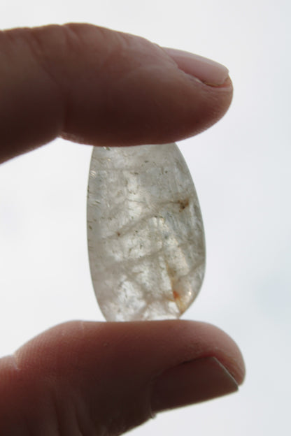 Green Tourmaline in Quartz small polished crystal 9g Rocks and Things