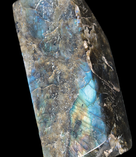Labradorite long freeform 783g in sunlight - Rocks and Things Store