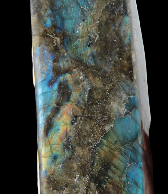 Labradorite long freeform 783g in sunlight - Rocks and Things Store