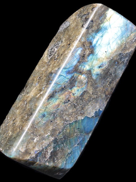 Labradorite long freeform 783g in sunlight - Rocks and Things Store