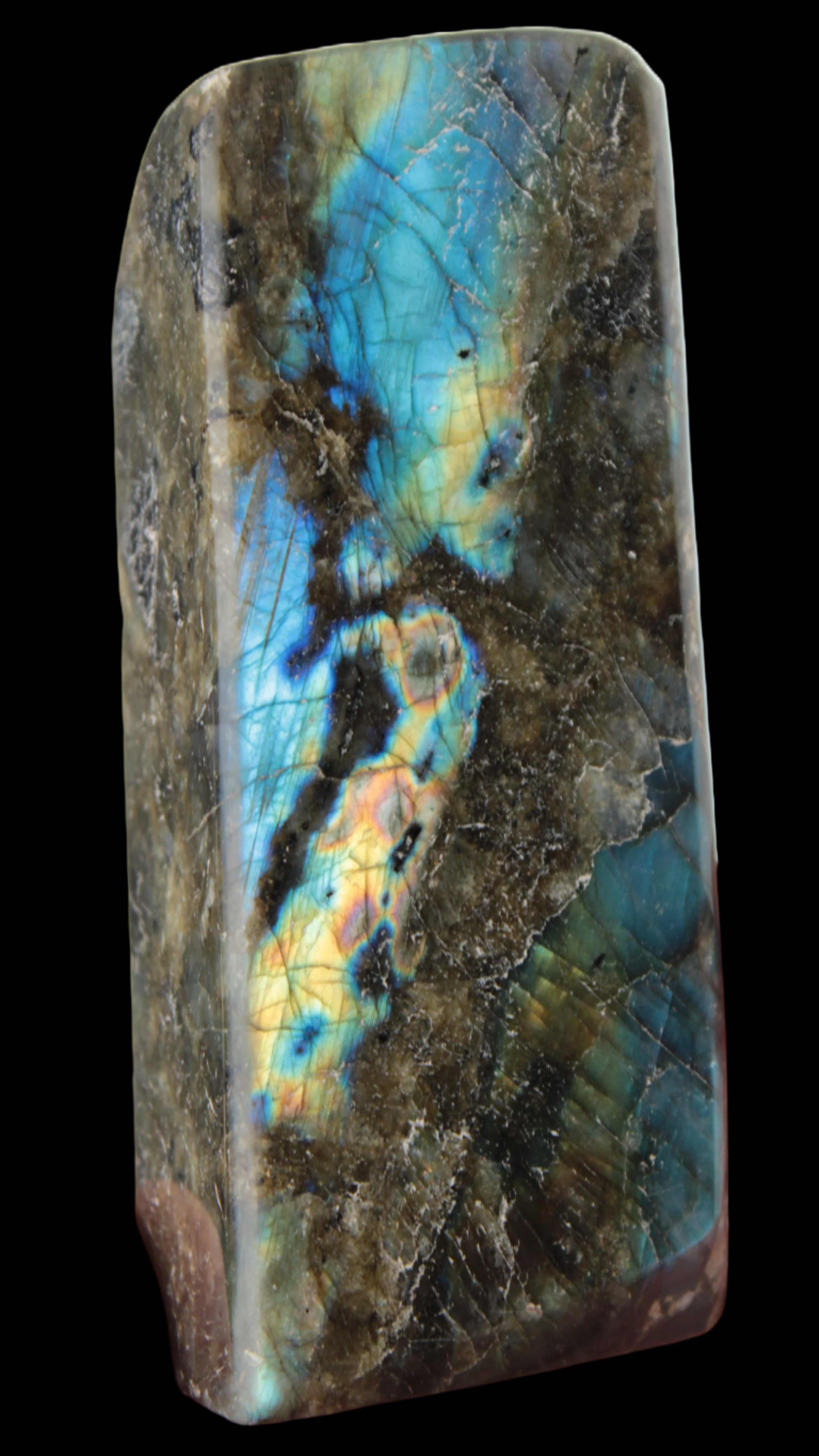 Labradorite long freeform 783g in sunlight - Rocks and Things Store
