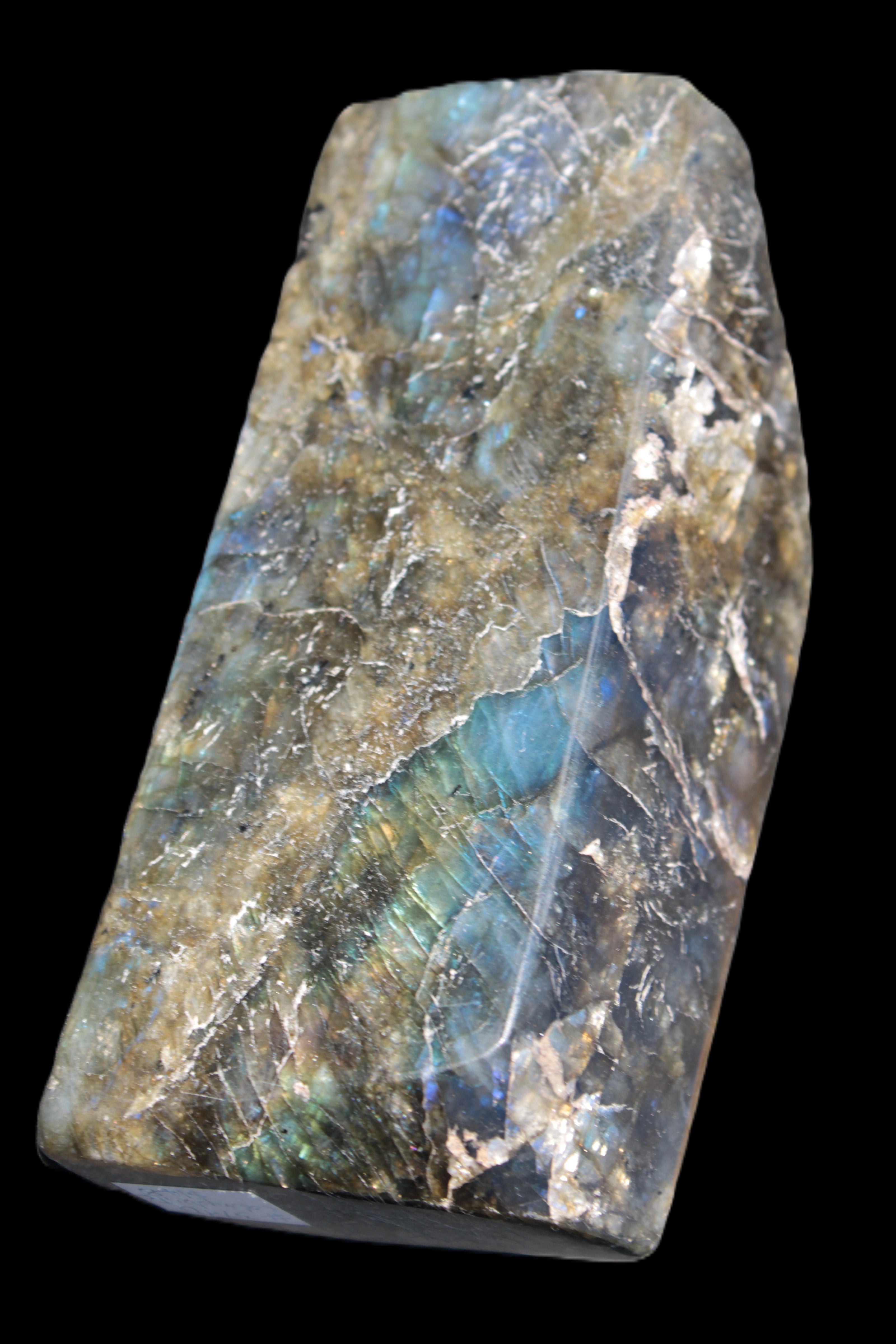 Labradorite long freeform 783g in sunlight - Rocks and Things Store