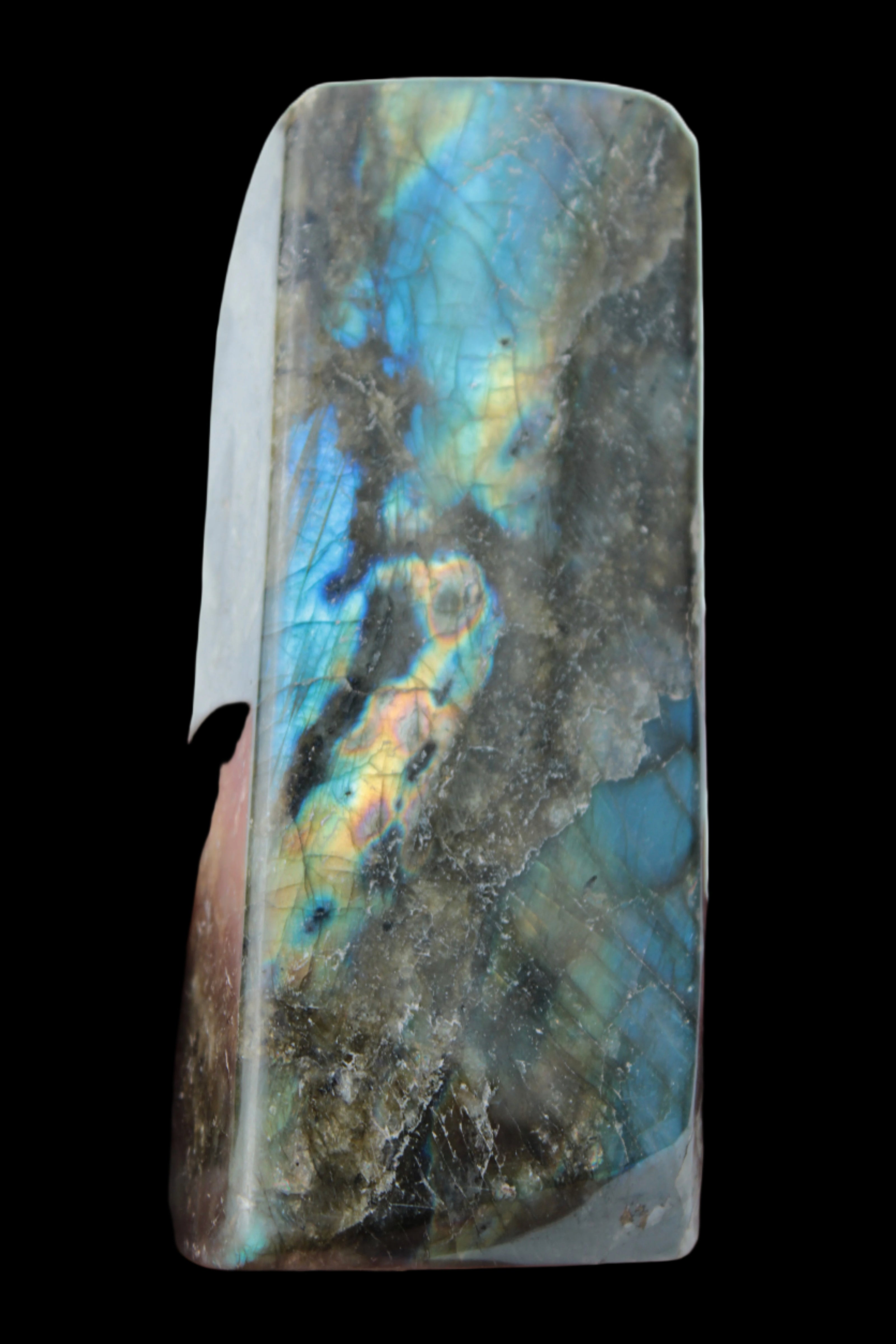 Labradorite long freeform 783g in sunlight - Rocks and Things Store