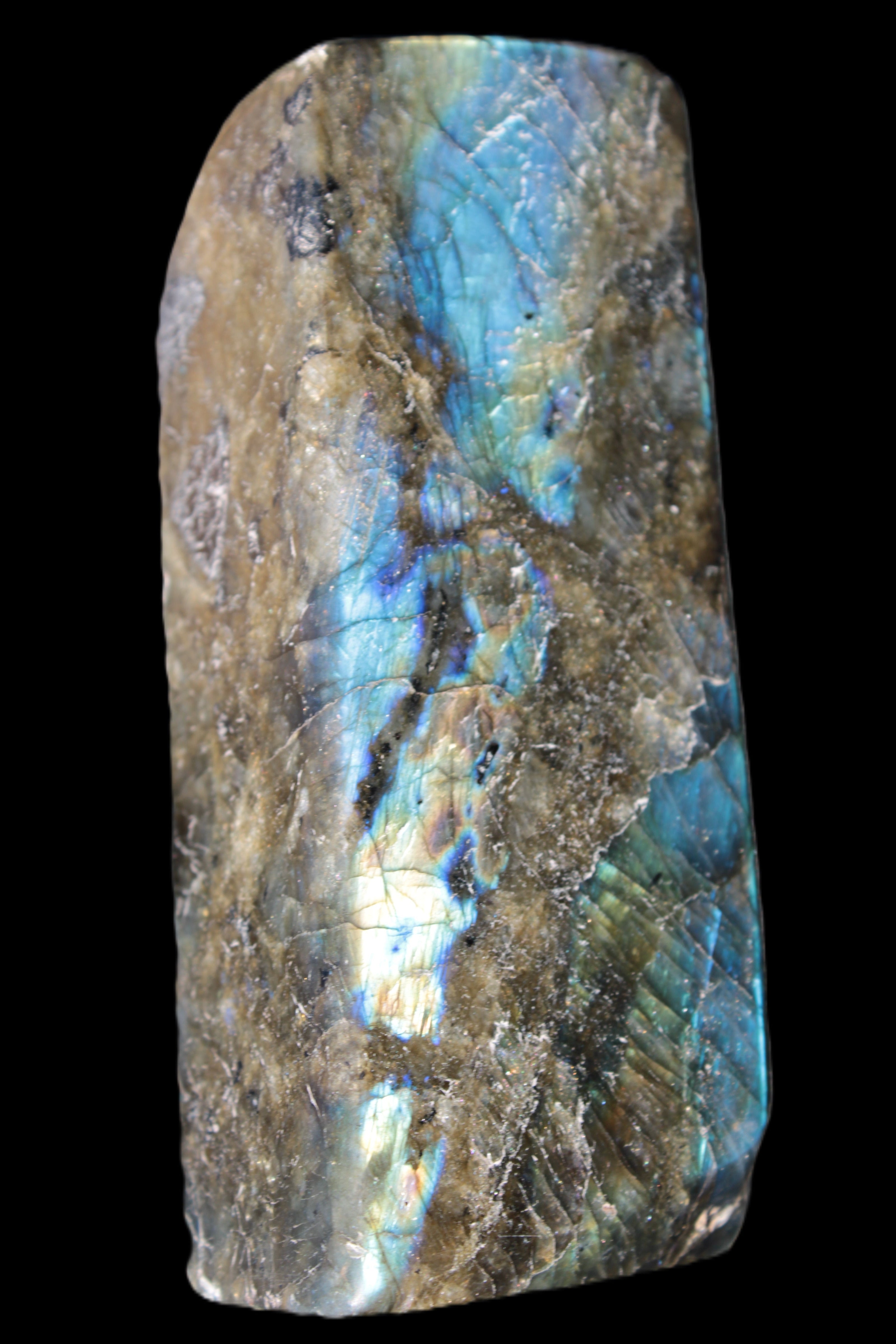 Labradorite long freeform 783g in sunlight - Rocks and Things Store