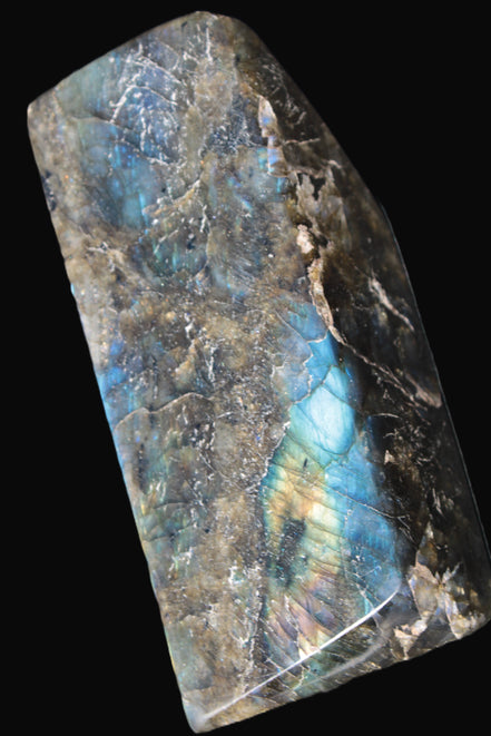 Labradorite long freeform 783g in sunlight - Rocks and Things Store