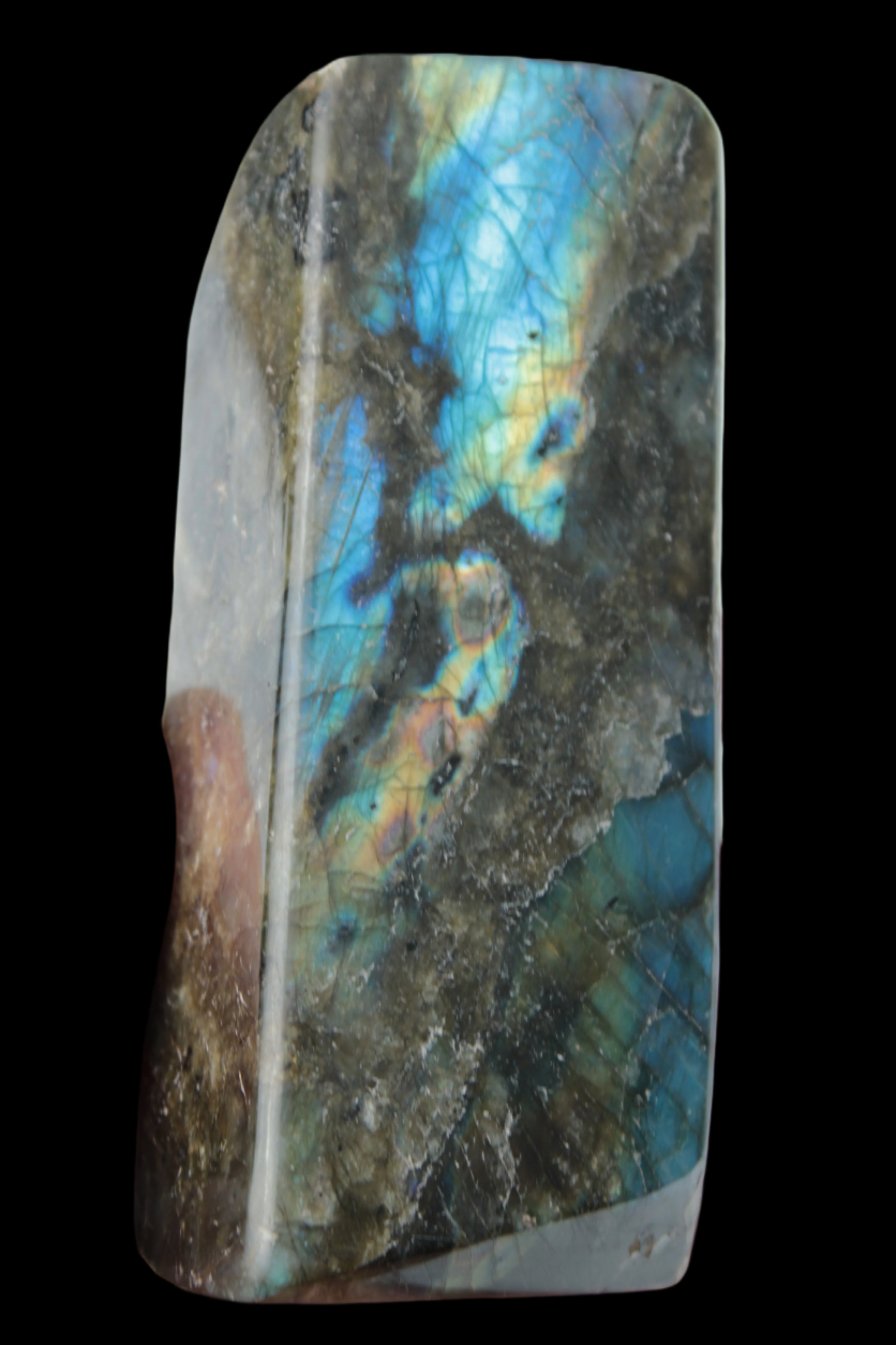 Labradorite long freeform 783g in sunlight - Rocks and Things Store