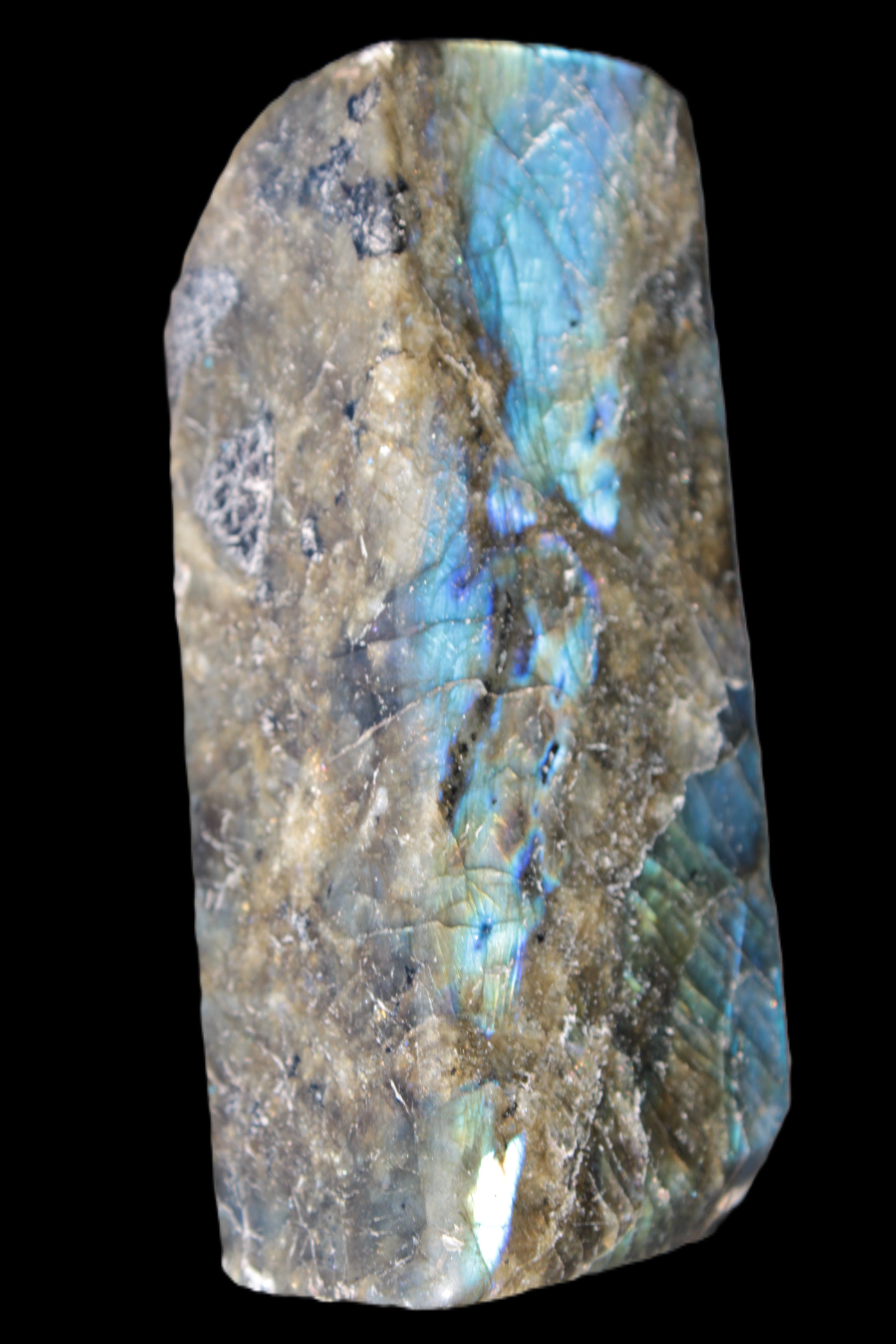 Labradorite long freeform 783g in sunlight - Rocks and Things Store
