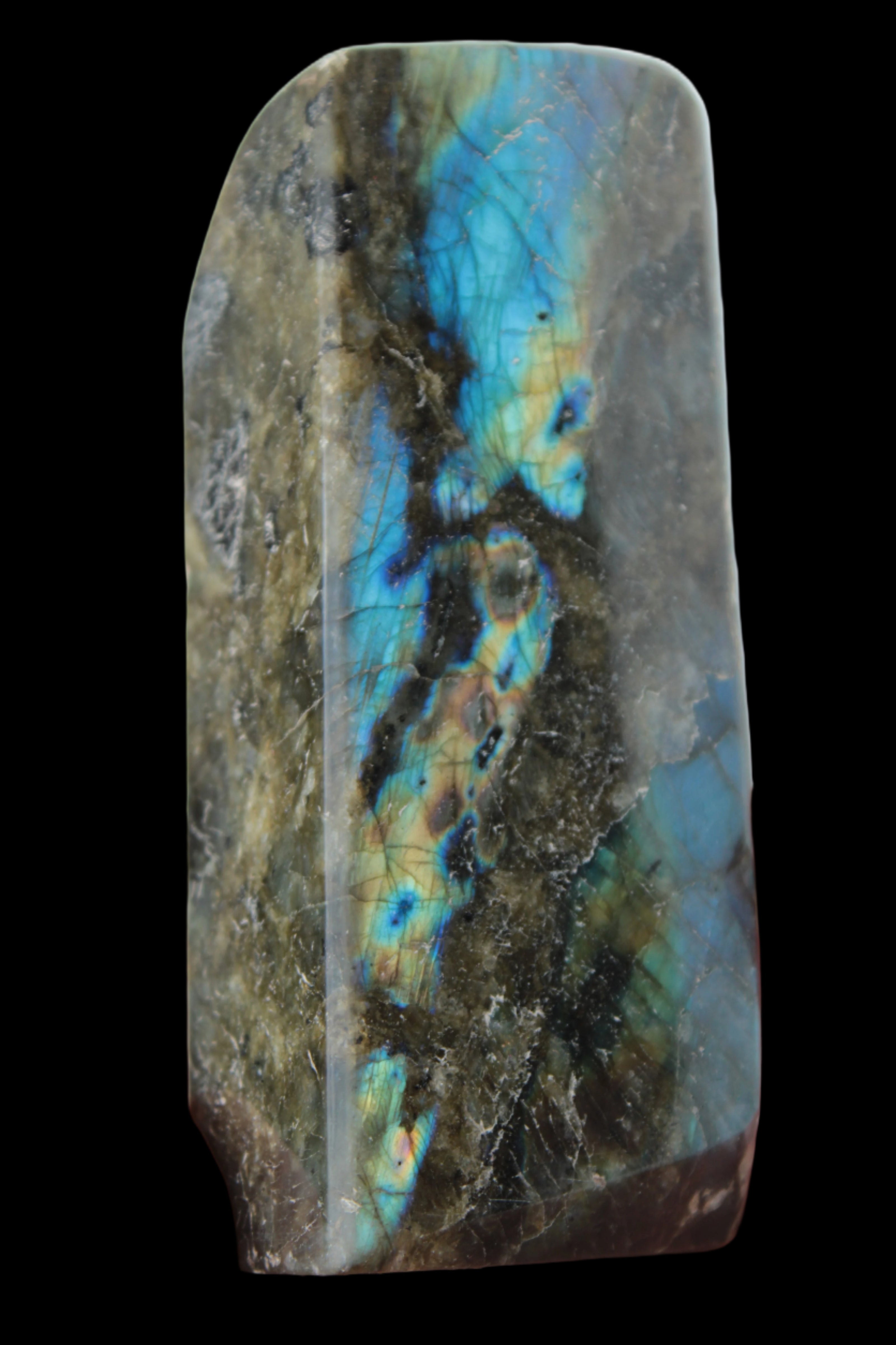 Labradorite long freeform 783g in sunlight - Rocks and Things Store