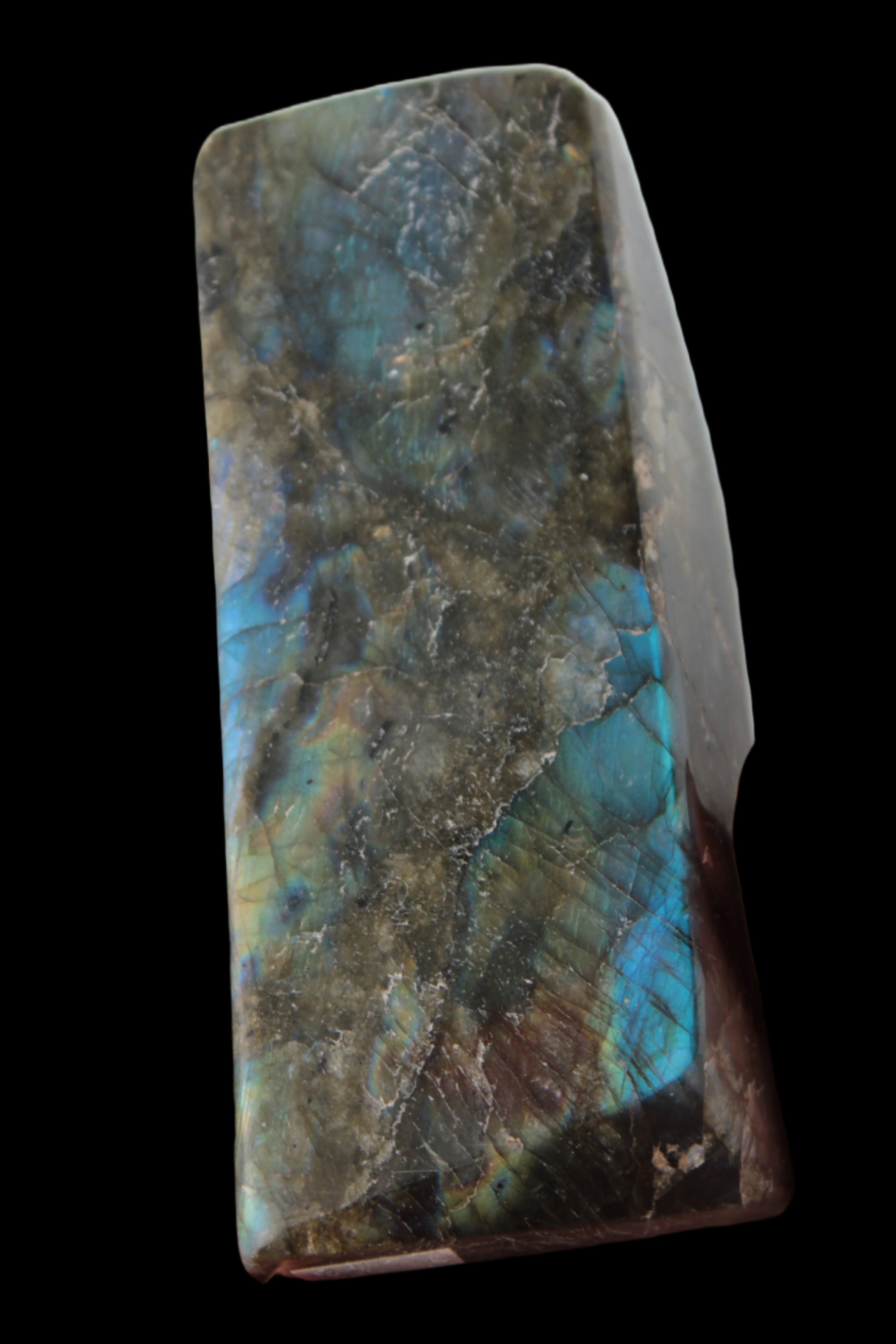 Labradorite long freeform 783g in sunlight - Rocks and Things Store