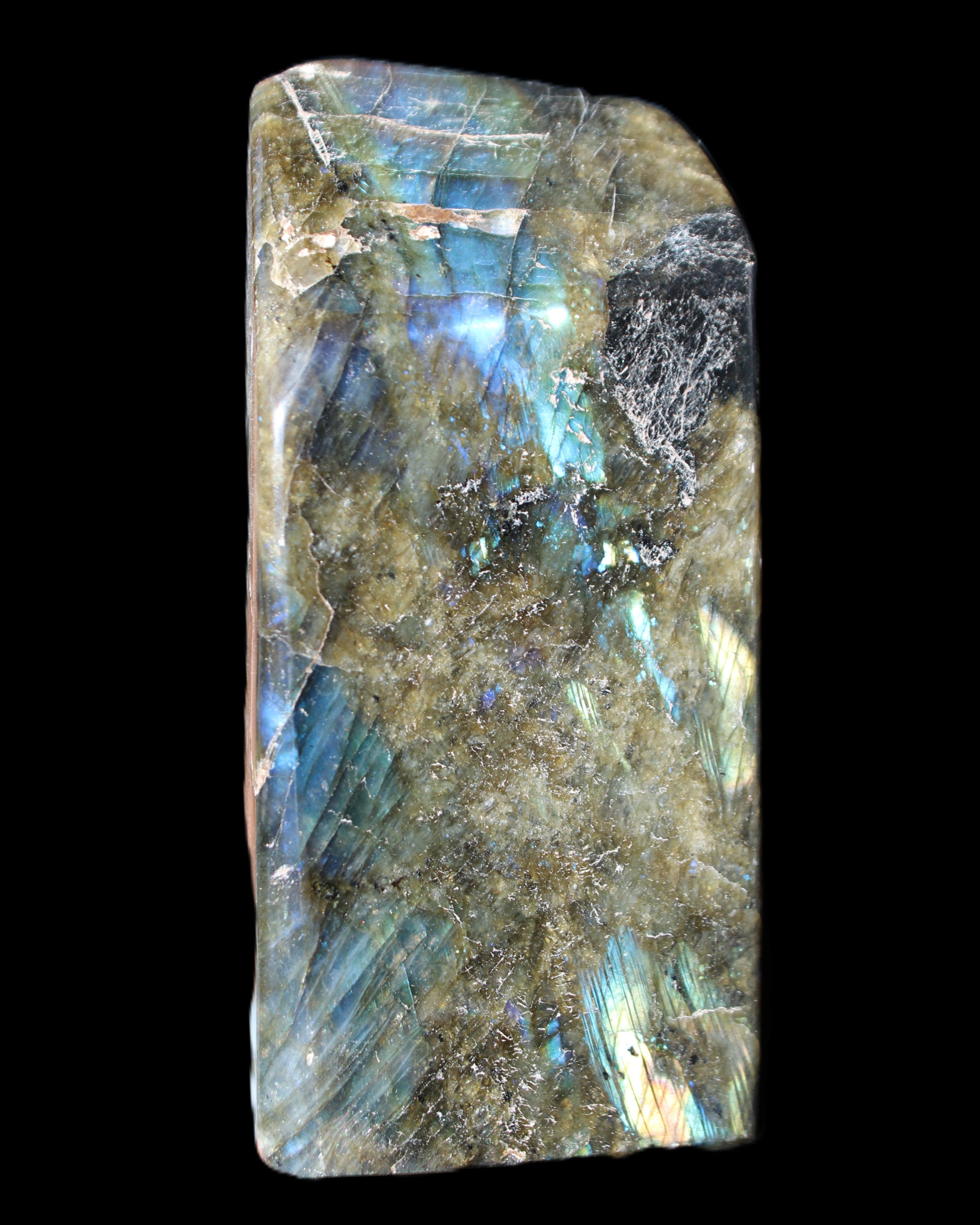 Labradorite long freeform 783g in sunlight - Rocks and Things Store