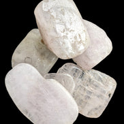 Kunzite Spodumene 6 crystals 10g in sunlight - Rocks and Things Store