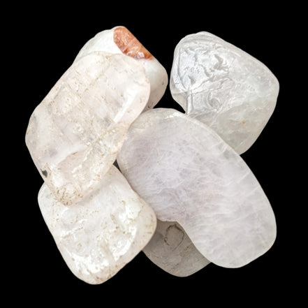 Kunzite Spodumene 6 crystals 10g in sunlight - Rocks and Things Store