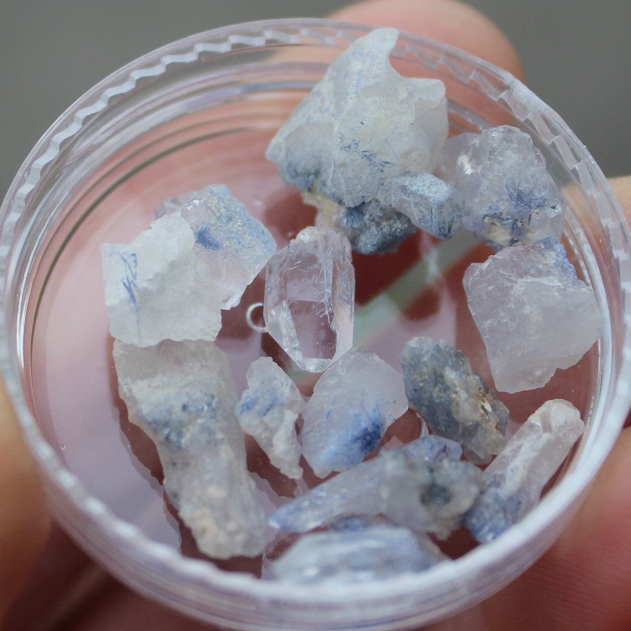 Blue Dumortierite tiny crystals 5g